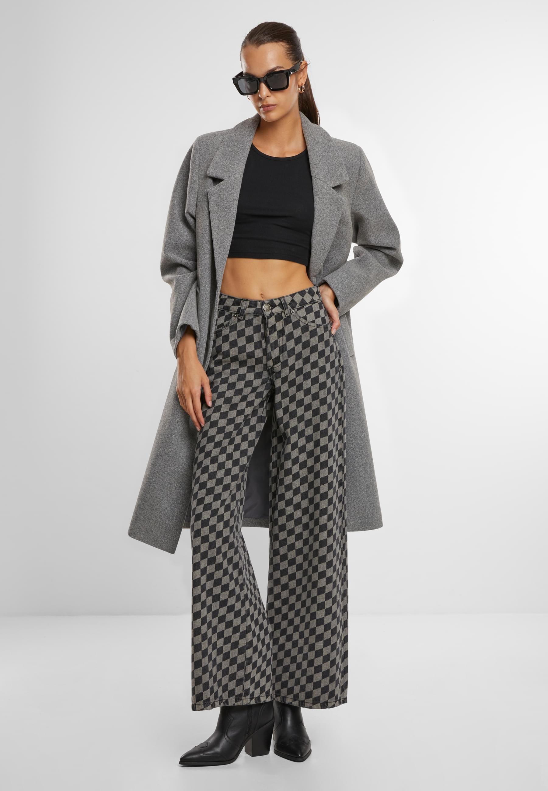 URBAN CLASSICS Winterjacke »Urban Classics Ladies Basic Coat«, (1 St.), ohne Kapuze