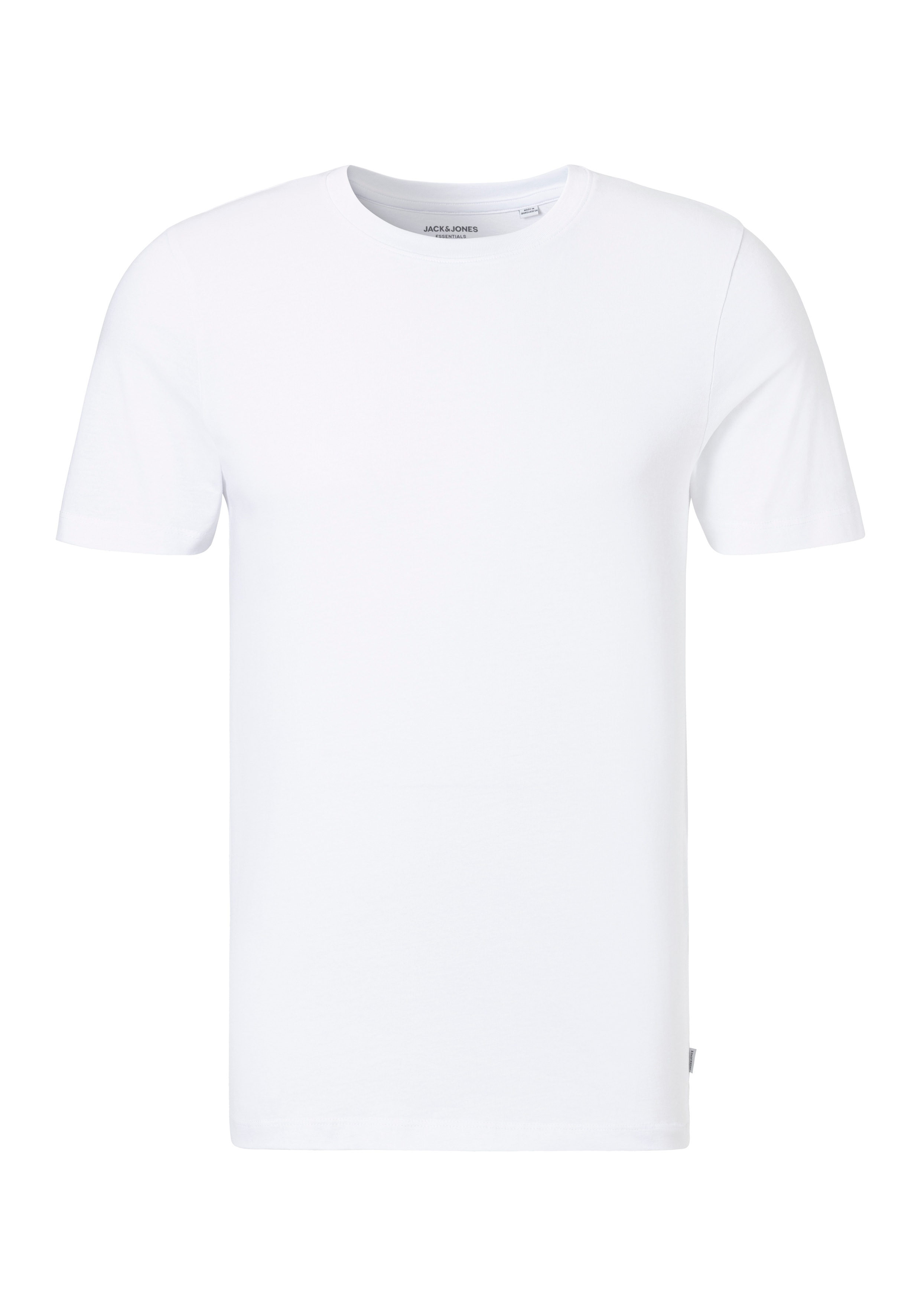 Thumbnail - Jack & Jones T-Shirt "Crew-Neck" 2er-Pack, unifarben, modisch, regular fit, Baumwolle, Rundhals