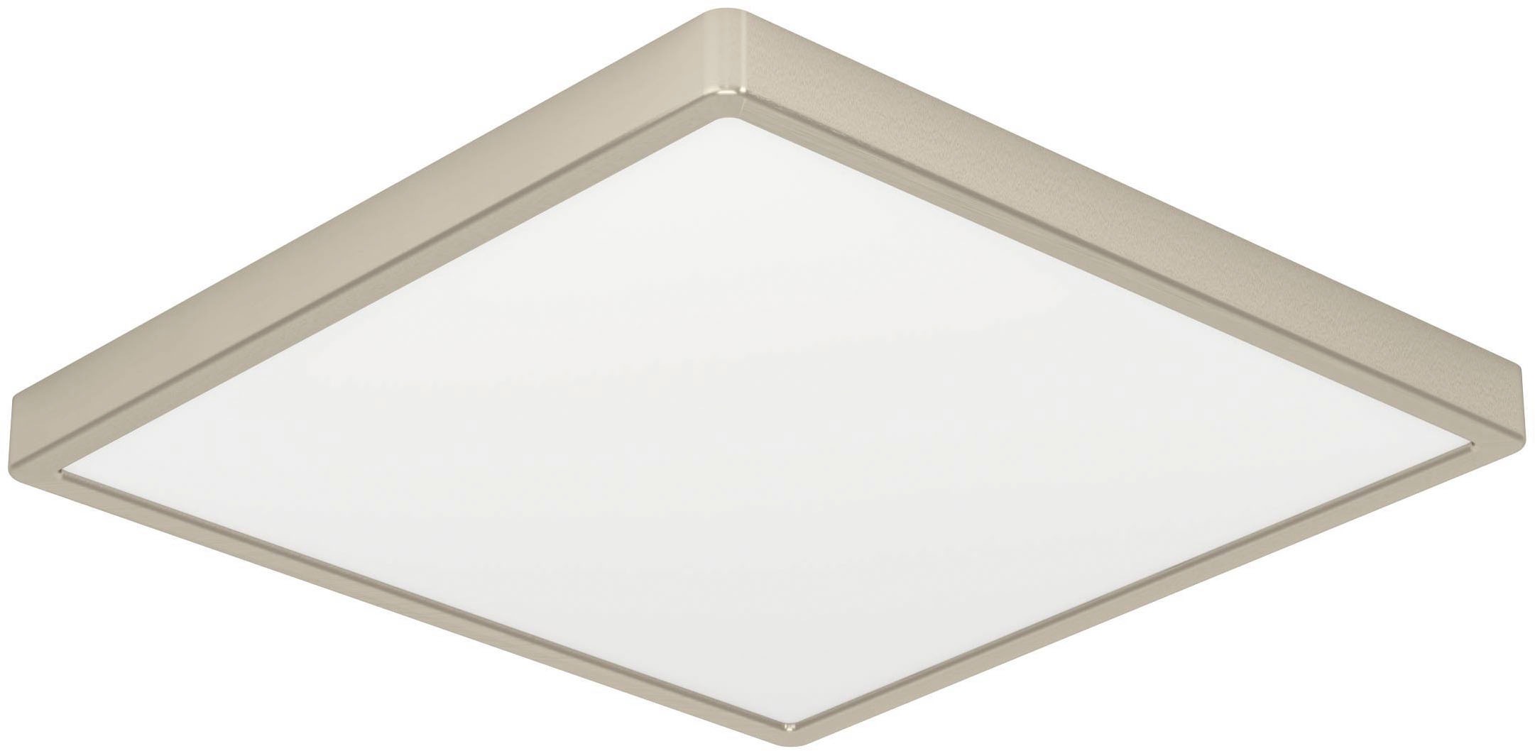 EGLO Aufbauleuchte "Fueva 6 Aufbaulampe, Metall und Kunststoff, silber, weiß, Deckenlampe", 1, H: 2,5cm, 1 Stk.silberfarben, Leuchten, Aufbauleuchte