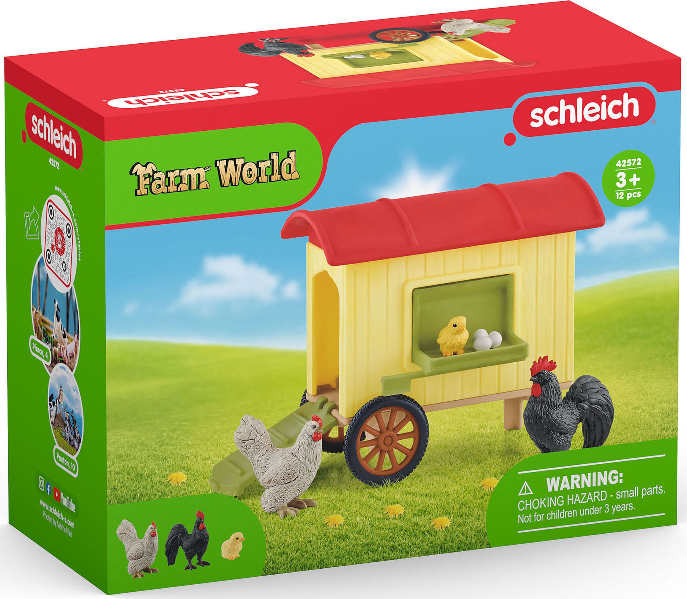 Schleich® Spielwelt »FARM WORLD, Hühnerstall (42572)«