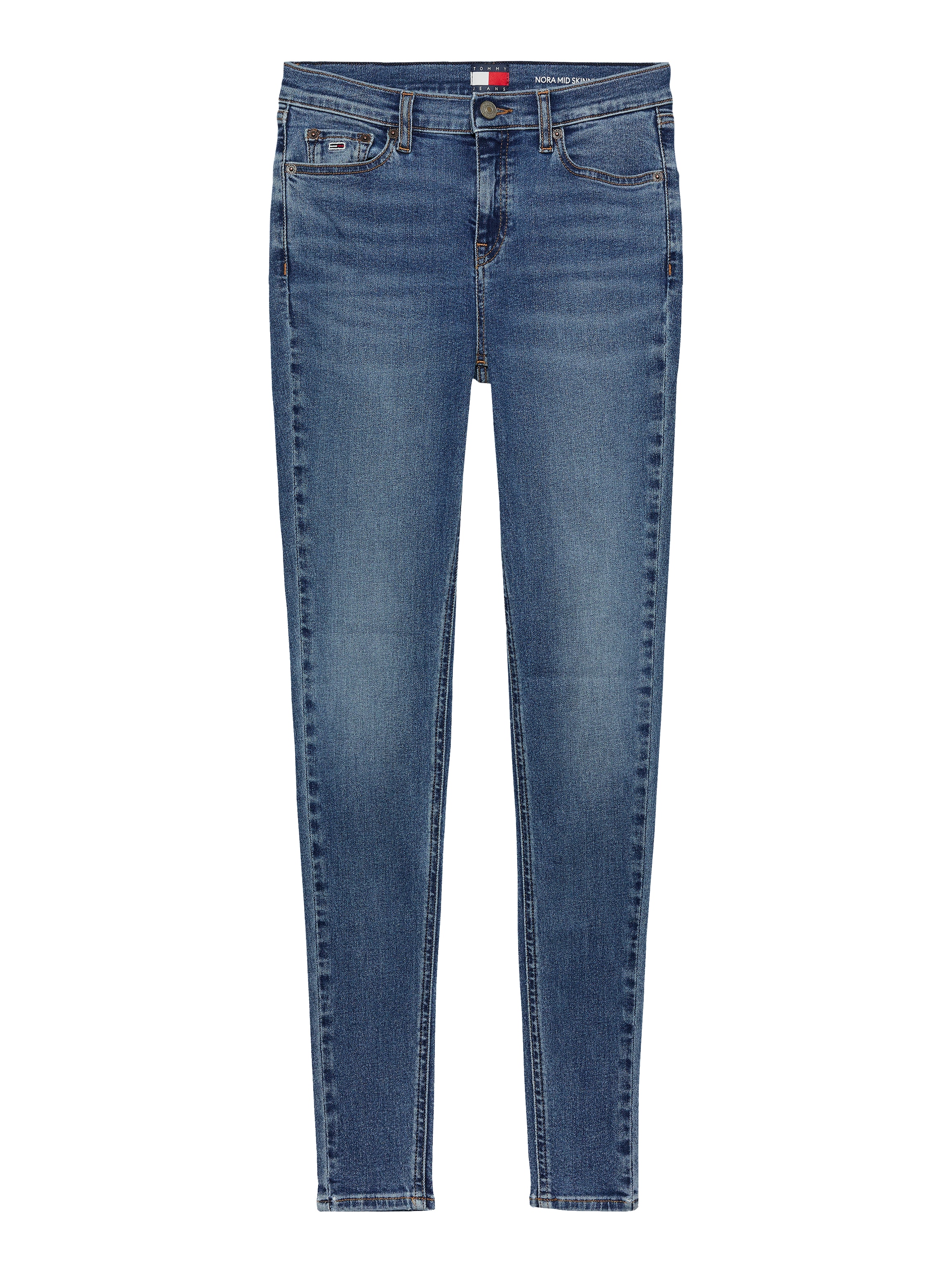 Tommy Jeans Skinny-fit-Jeans »NORA MR SKNY AH1280«, mit Logo-Badge