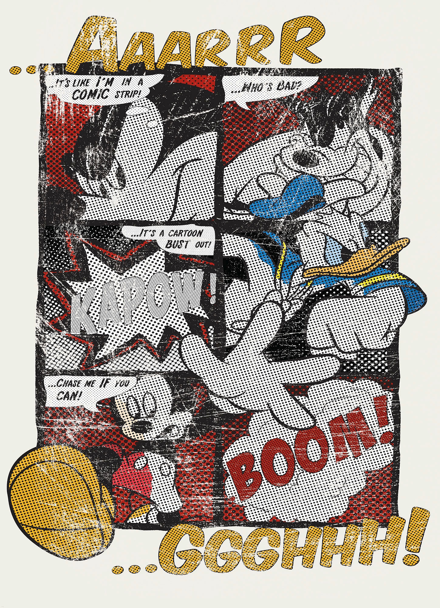 Komar Fototapete »Papier Fototapete - Mickey's Great Escape - Größe 184 x 254 cm«, bedruckt