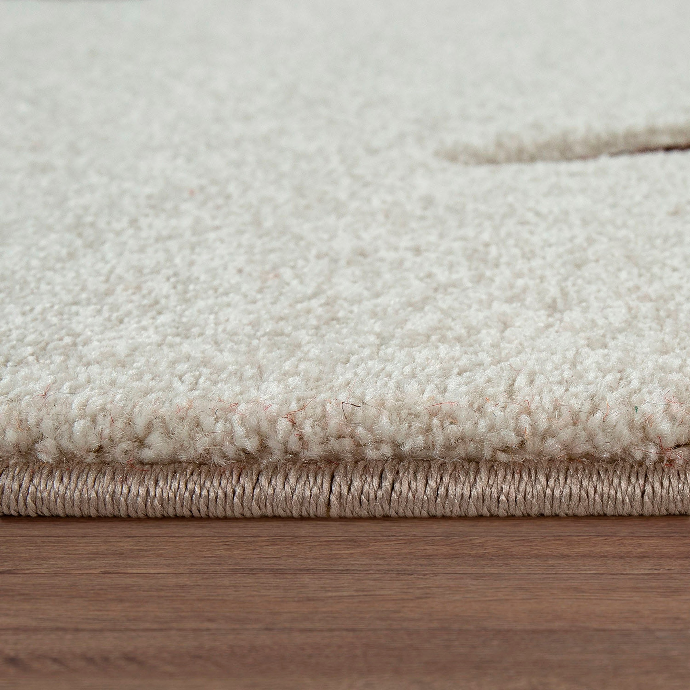 Teppich PACO HOME "Diamond 665" Gr. 8, braun, B:300cm H:17mm L:400cm, Polypropylen (PP), Teppiche, Teppich, Karo Muster, 3D-Design, auch als Läufer, Wohnzimmer, Schlafzimmer 3