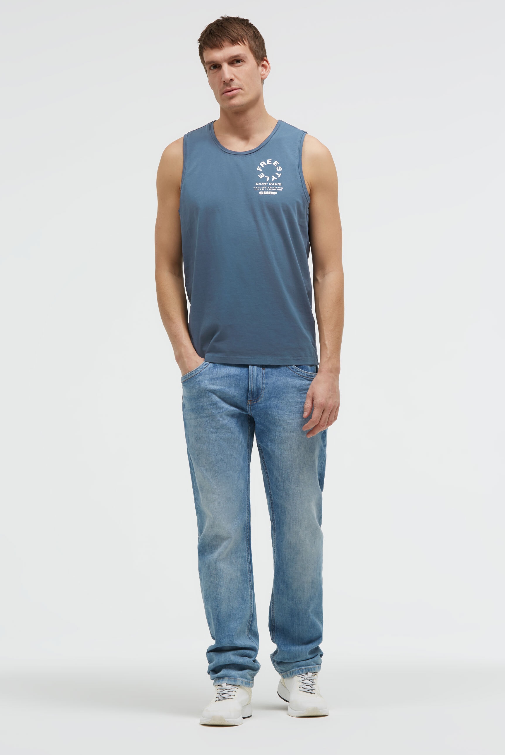 CAMP DAVID Tanktop aus Baumwolle