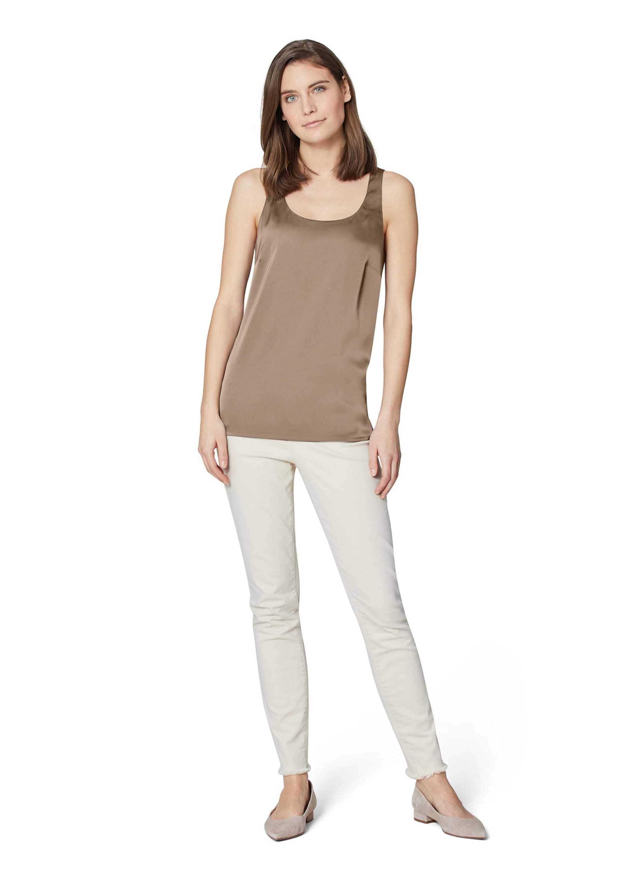 Thumbnail - MADELEINE Trägertop "Blusentop Top aus feinem Glanz-Satin"