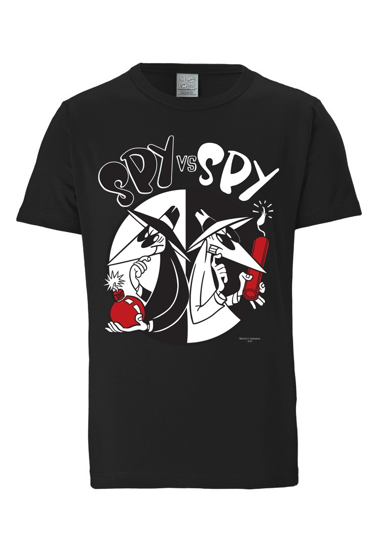 LOGOSHIRT T-Shirt »Spion und Spion - Spy vs Spy«, mit tollem Frontprint
