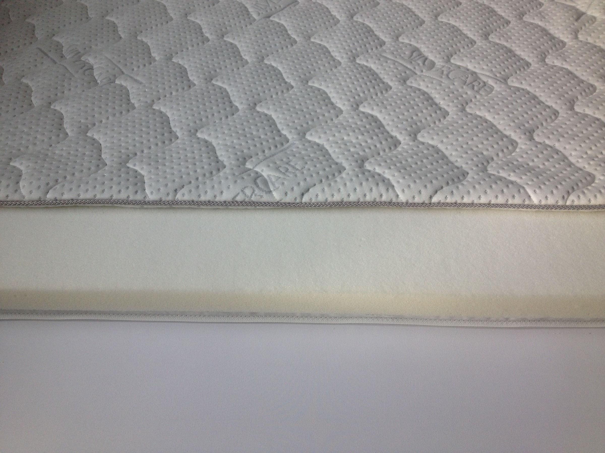 Thumbnail - hapo Topper ""Paris", Kaltschaumtopper in verschiedenen Breiten" Silvercare-Bezug mit antibakterieller Ausrüstung