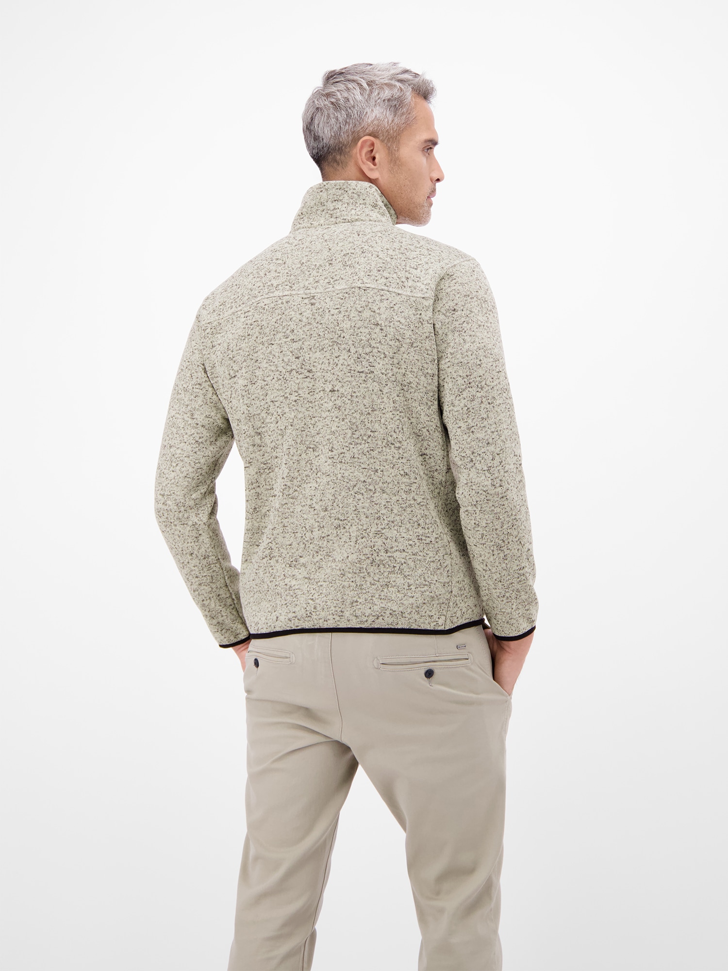 LERROS Sweatjacke »LERROS Fleecejacke für Herren - warm, leicht, urban«