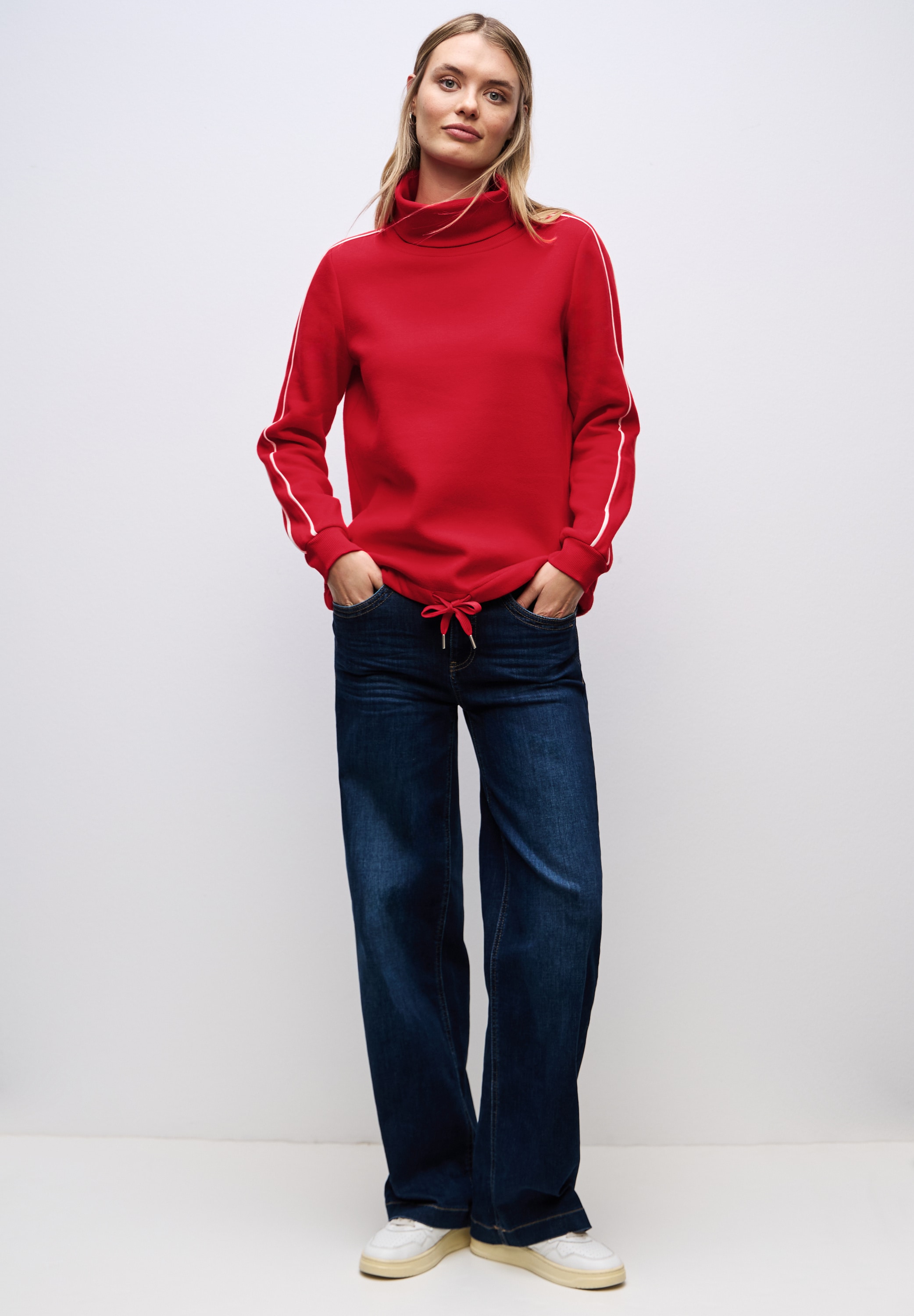 STREET ONE Sweatshirt, mit Stehkragen