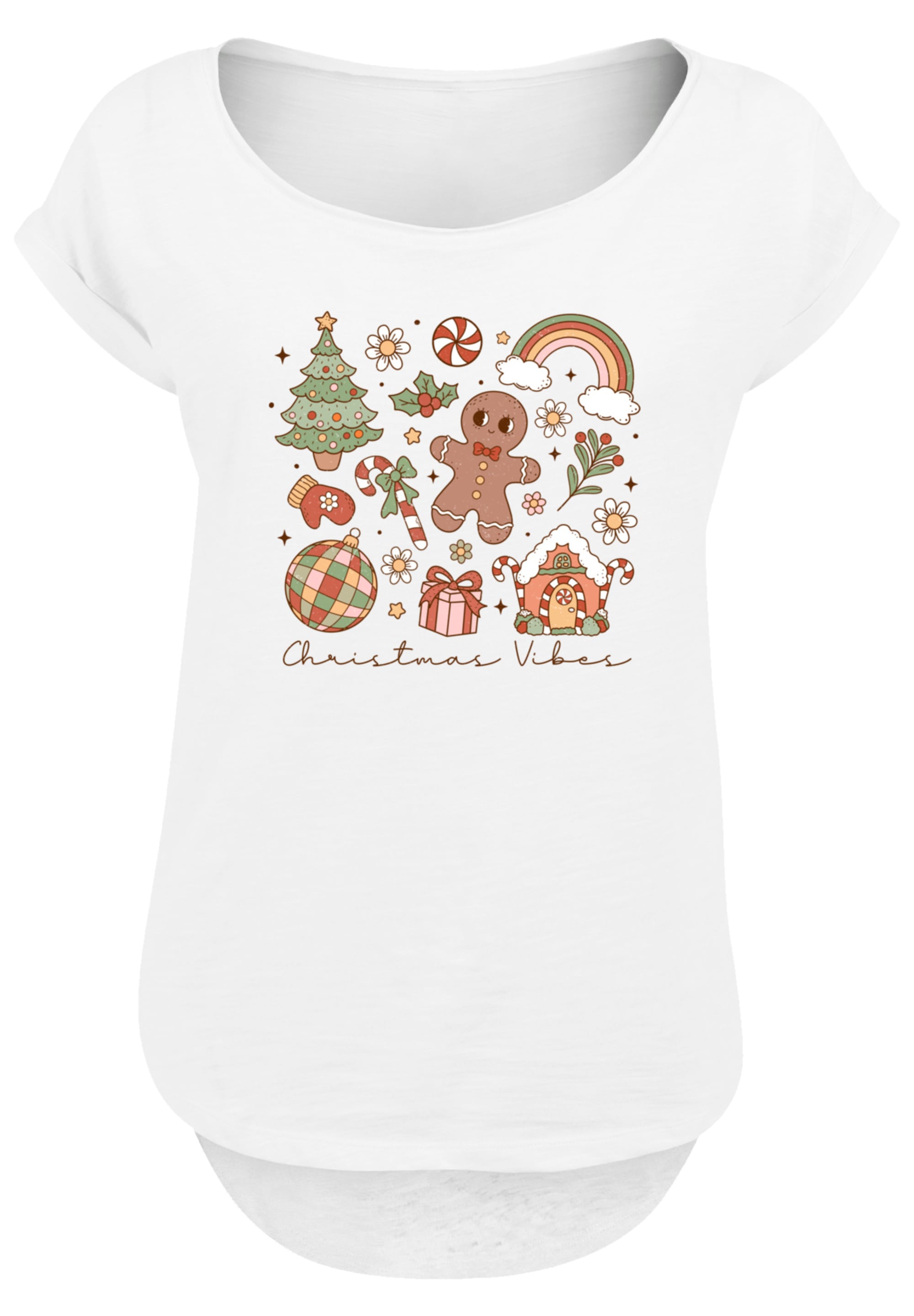 F4NT4STIC T-Shirt »Weihnachten Vibes Cozy Cute Winter«, Premium Qualität, Weihnachts-Kollection