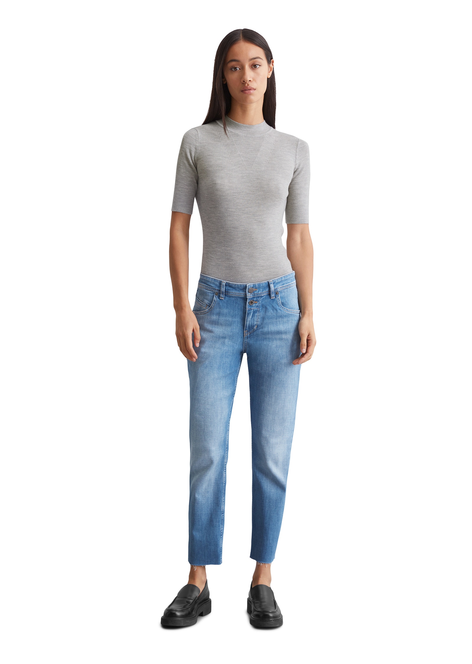 Marc O'Polo Boyfriend-Jeans »mit zwei Knöpfen«