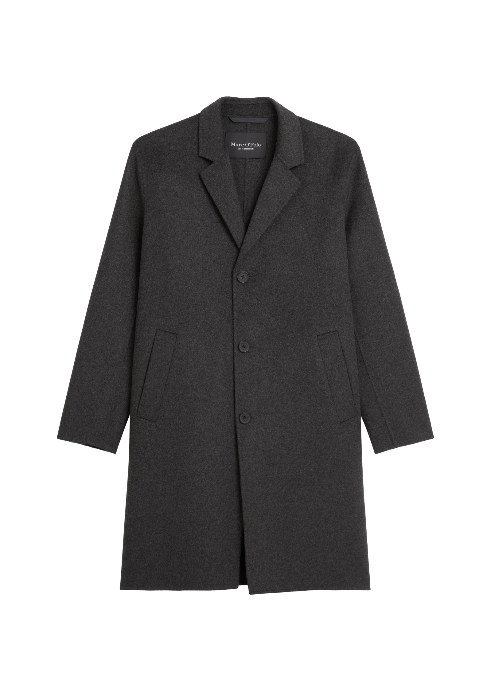 Marc OPolo Wollmantel, regular fit, aus recyceltem Double-Face-Wool-Mix günstig online kaufen