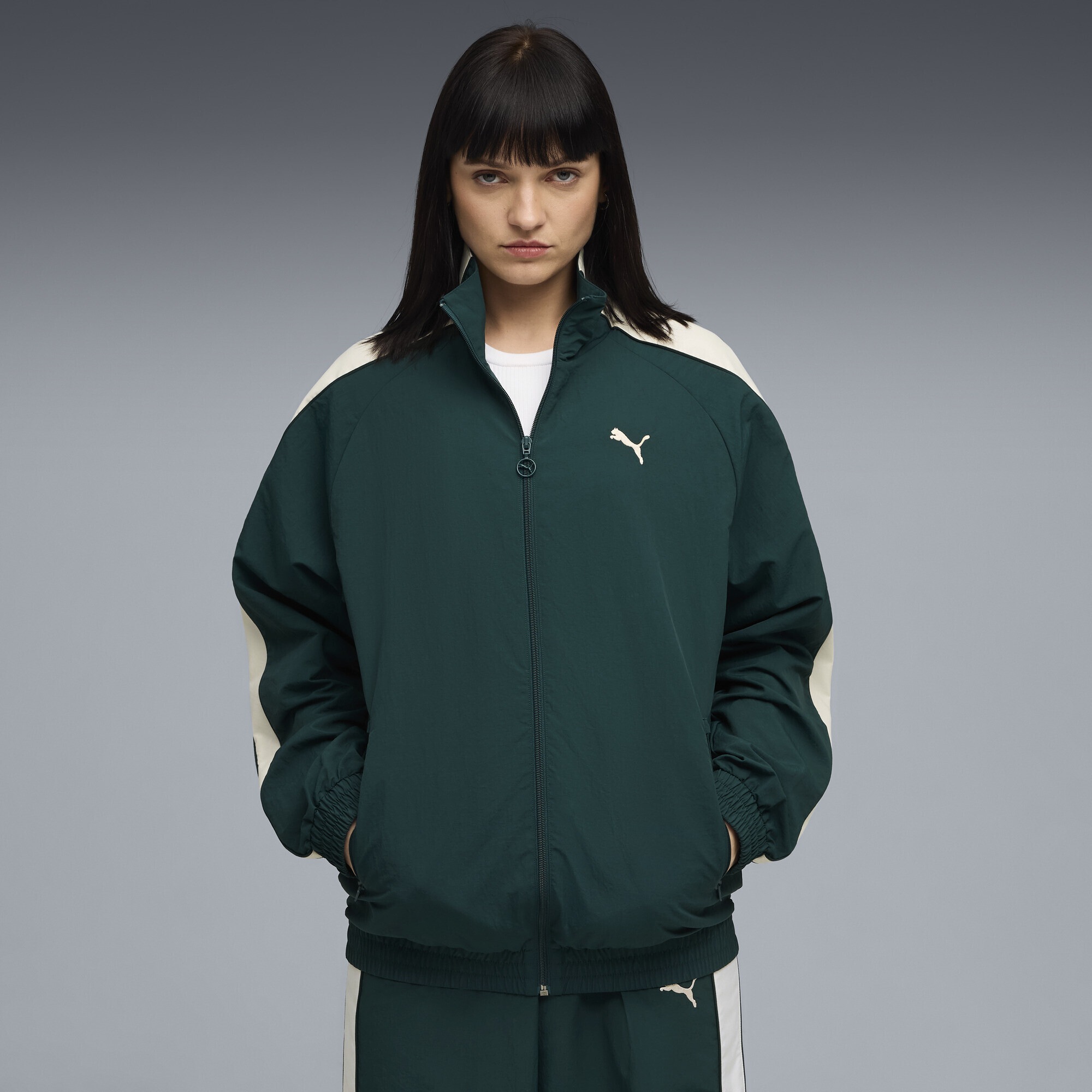 PUMA Trainingsjacke »T7 Oversized Trainingsjacke Erwachsene«