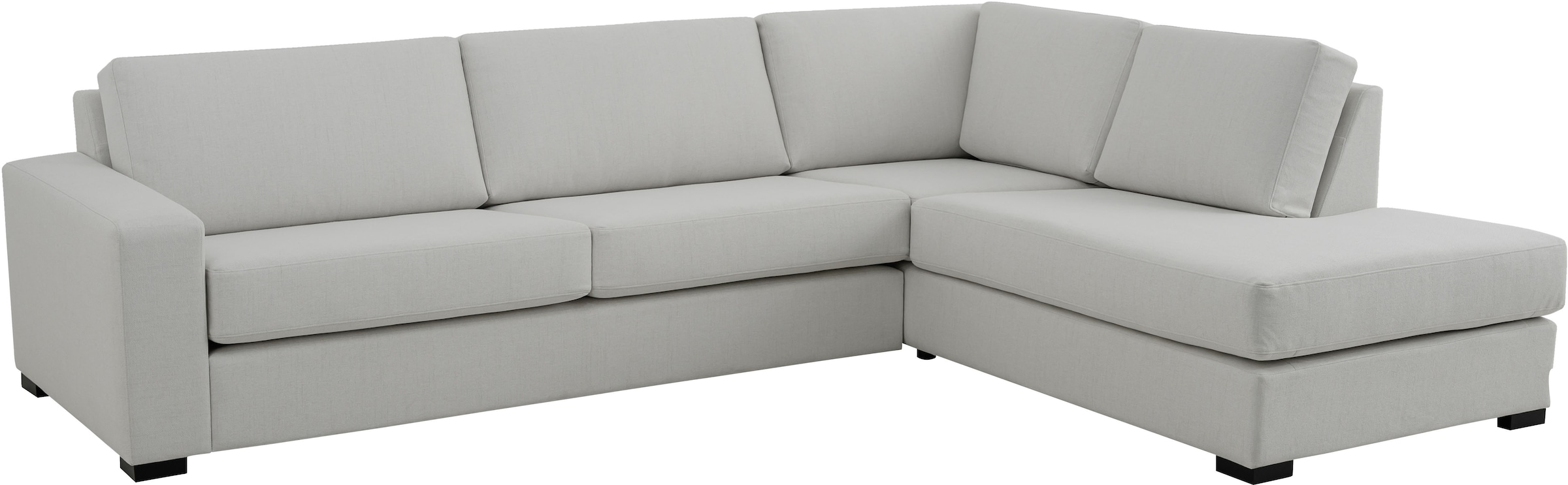 Home affaire Ecksofa »Branwell« Breite 304 cm, Struktur fein, mit Wellenunterfederung
