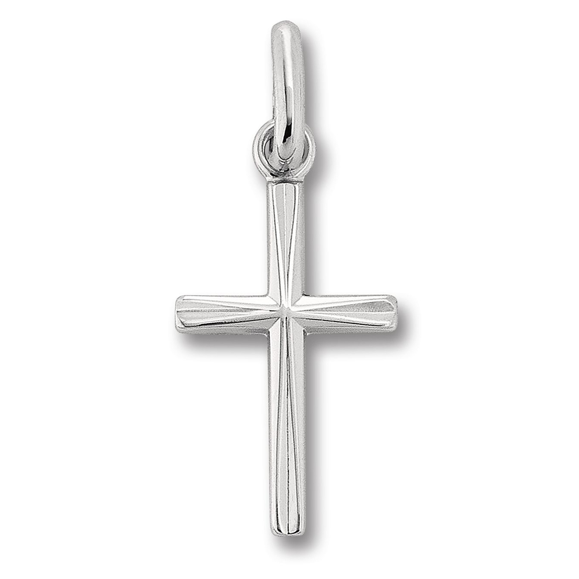 Kettenanhänger ONE ELEMENT "Kreuz Anhänger aus 925 Silber", silber, Schmuckanhänger, Damen, Silber 925 (Sterlingsilber), Kettenanhänger, Ihr persönliches Symbol – liebevoll gearbeitet für jeden Tag