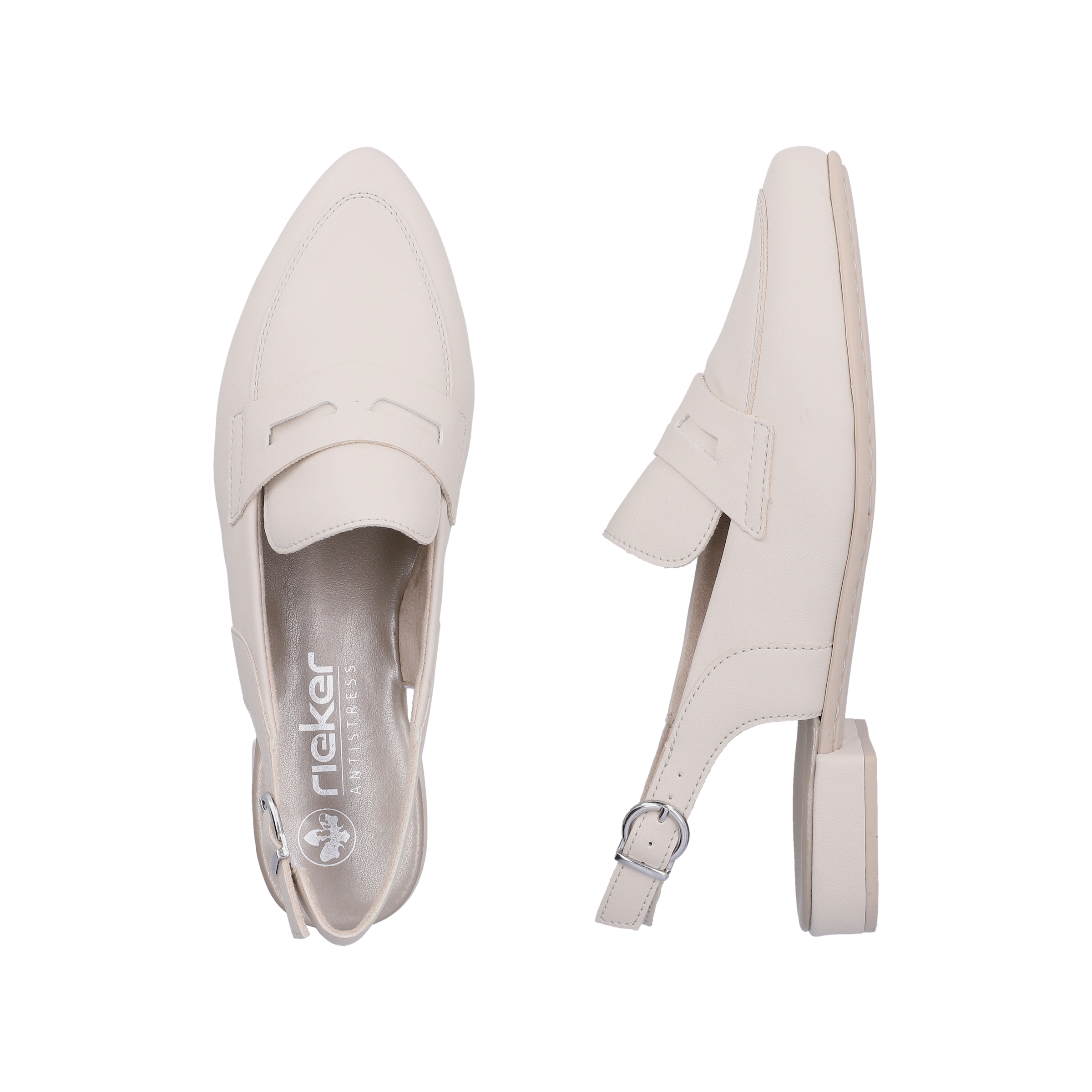 Rieker Slingsandale  Sabot, Sommerschuh, Blockabsatz, mit verstellbarem Riemchen