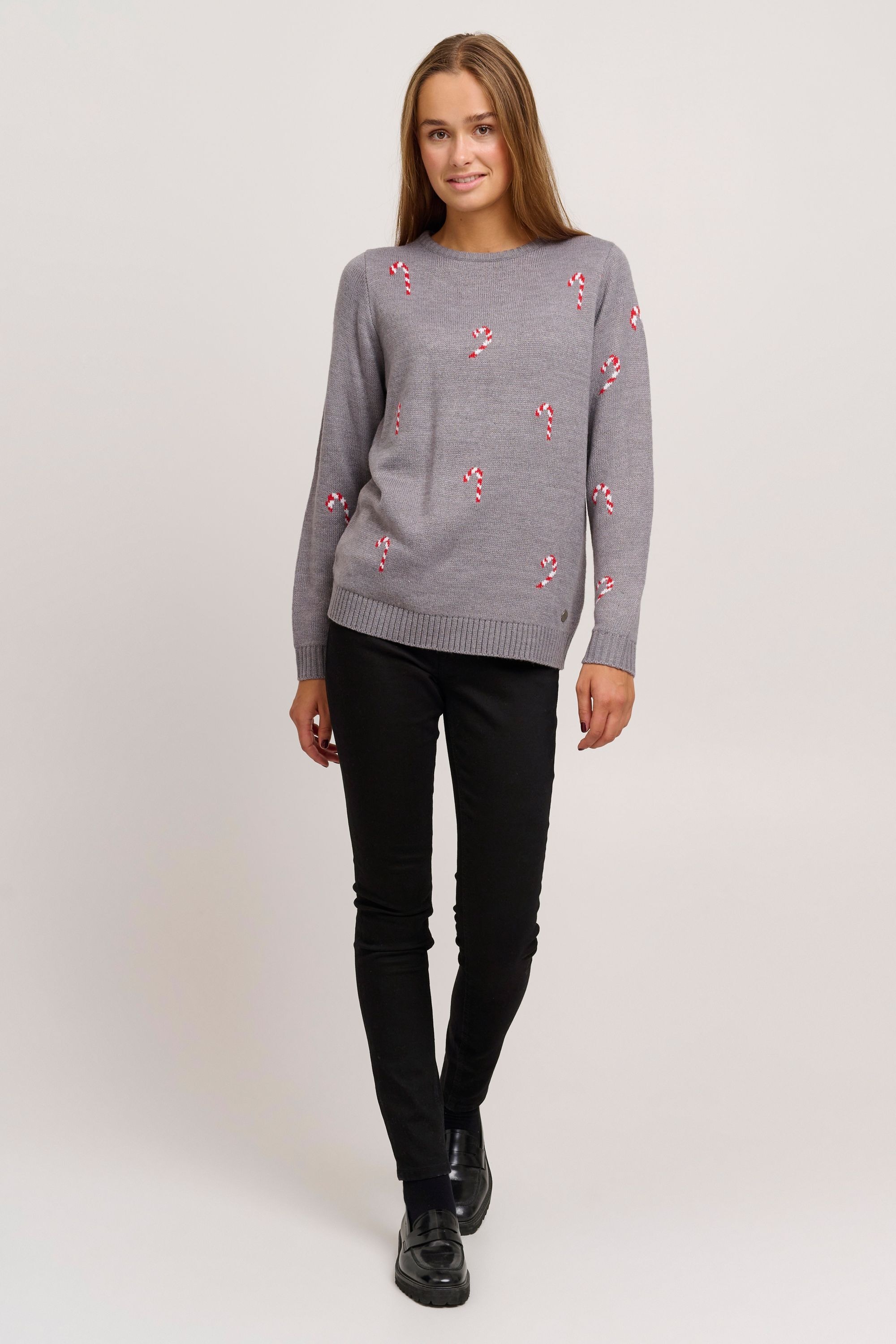 OXMO Strickfleece-Pullover »Strickpullover OXChristel«
