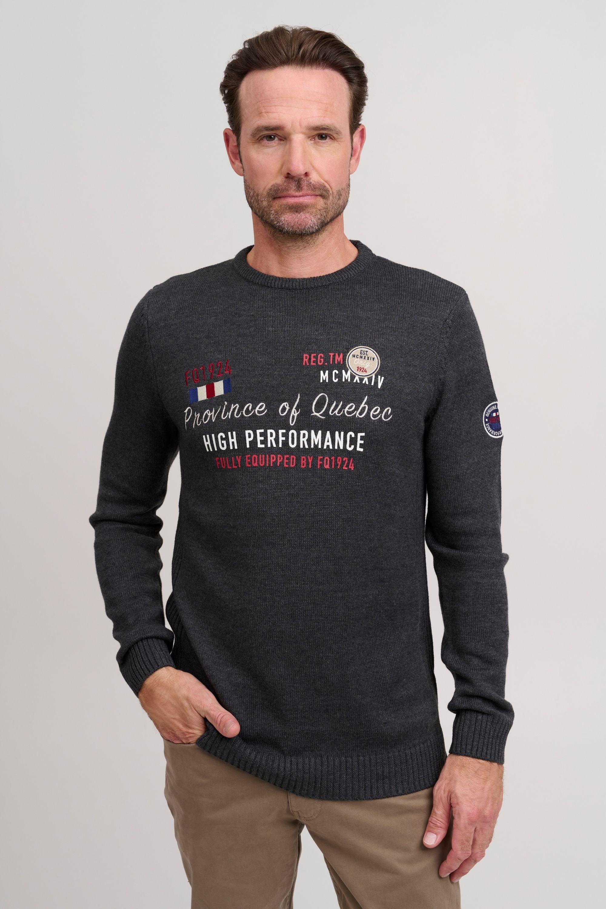 FQ1924 Strickfleece-Pullover »Strickpullover FQErlo«
