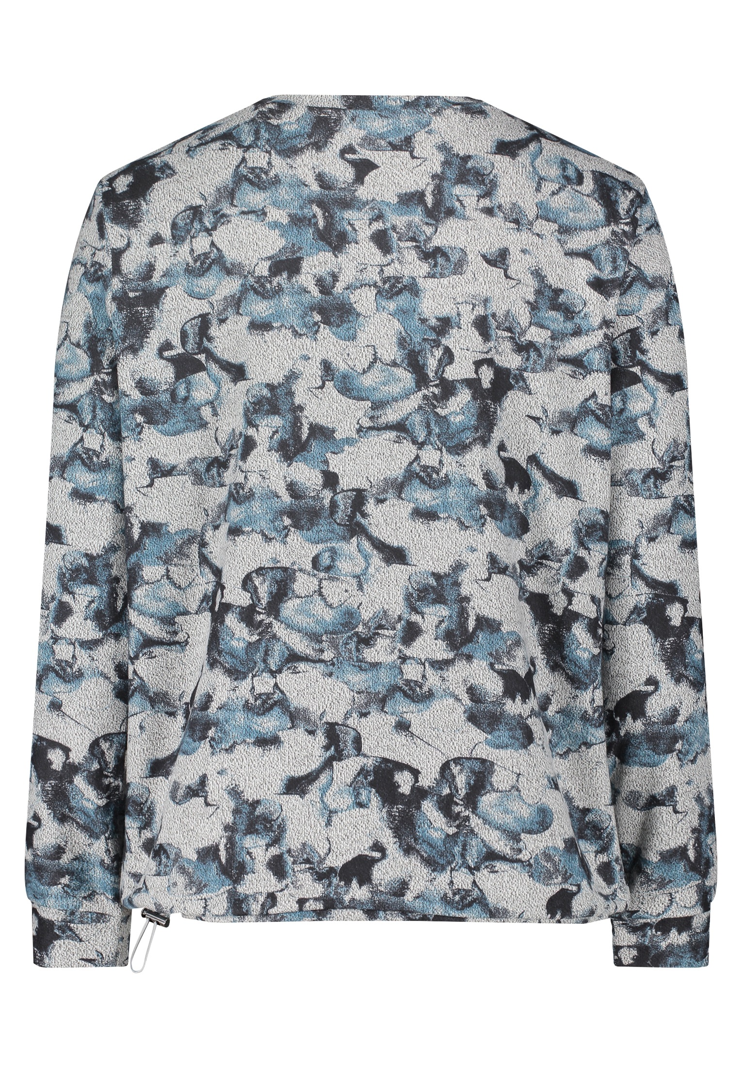 Betty&Co Kurzarmshirt »Betty & Co Damen Casual-Shirt mit Tunnelzug«, (1 tlg.), Druck
