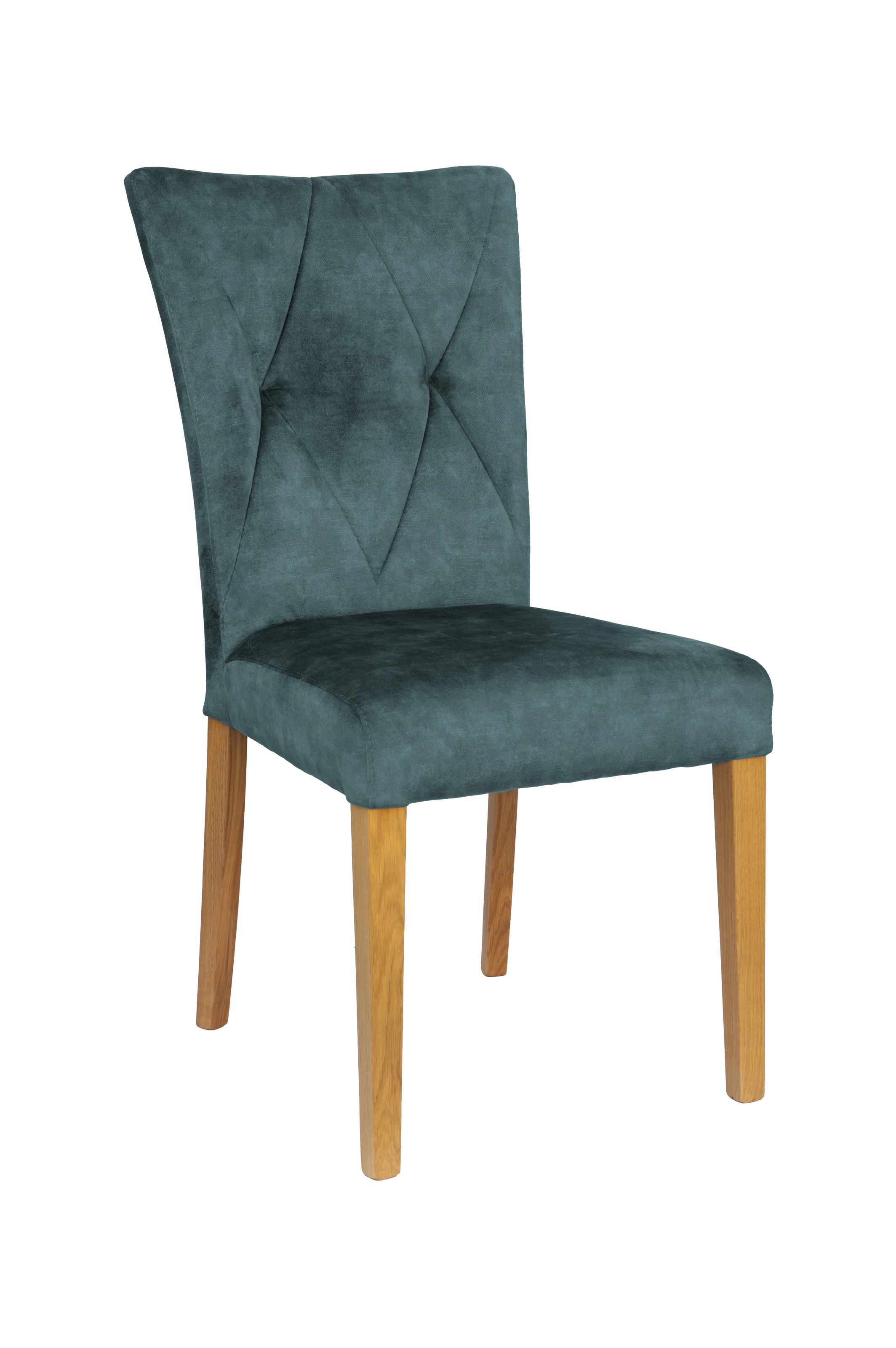 Home affaire 4-Fußstuhl "Diamond" (Set) 2 Stk. Samtvelours Sitz und Ruecken günstig online kaufen