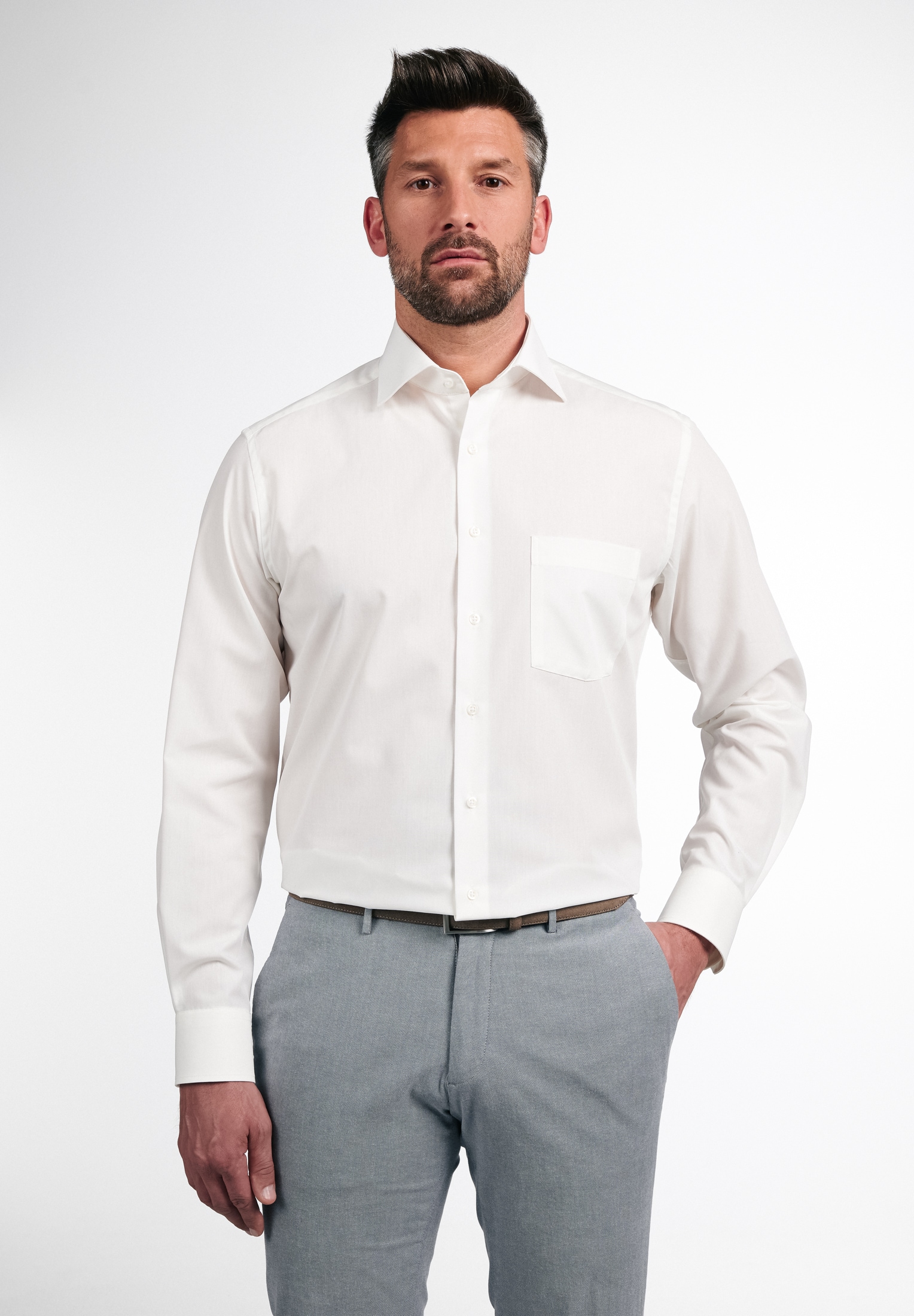 Eterna Langarmhemd "MODERN FIT", NON IRON (bügelfrei) günstig online kaufen