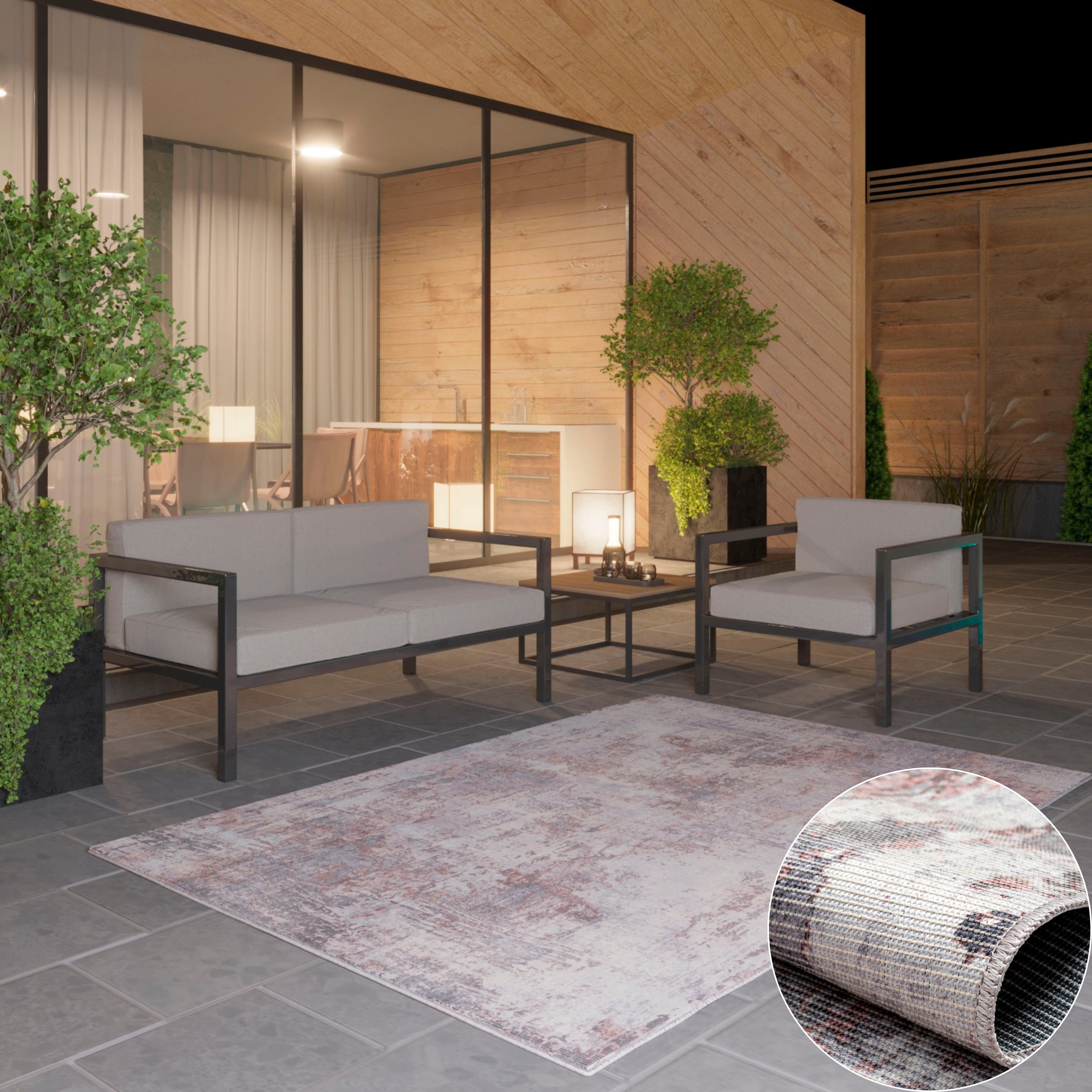 OTTO home Teppich "Mülenen" rechteckig 10 mm Höhe Kurzflor, modernes Design günstig online kaufen