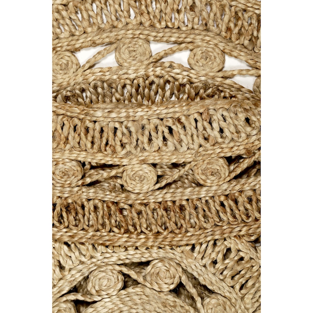 Esprit Teppich »Crochet Nature«, rund, Wohnzimmer