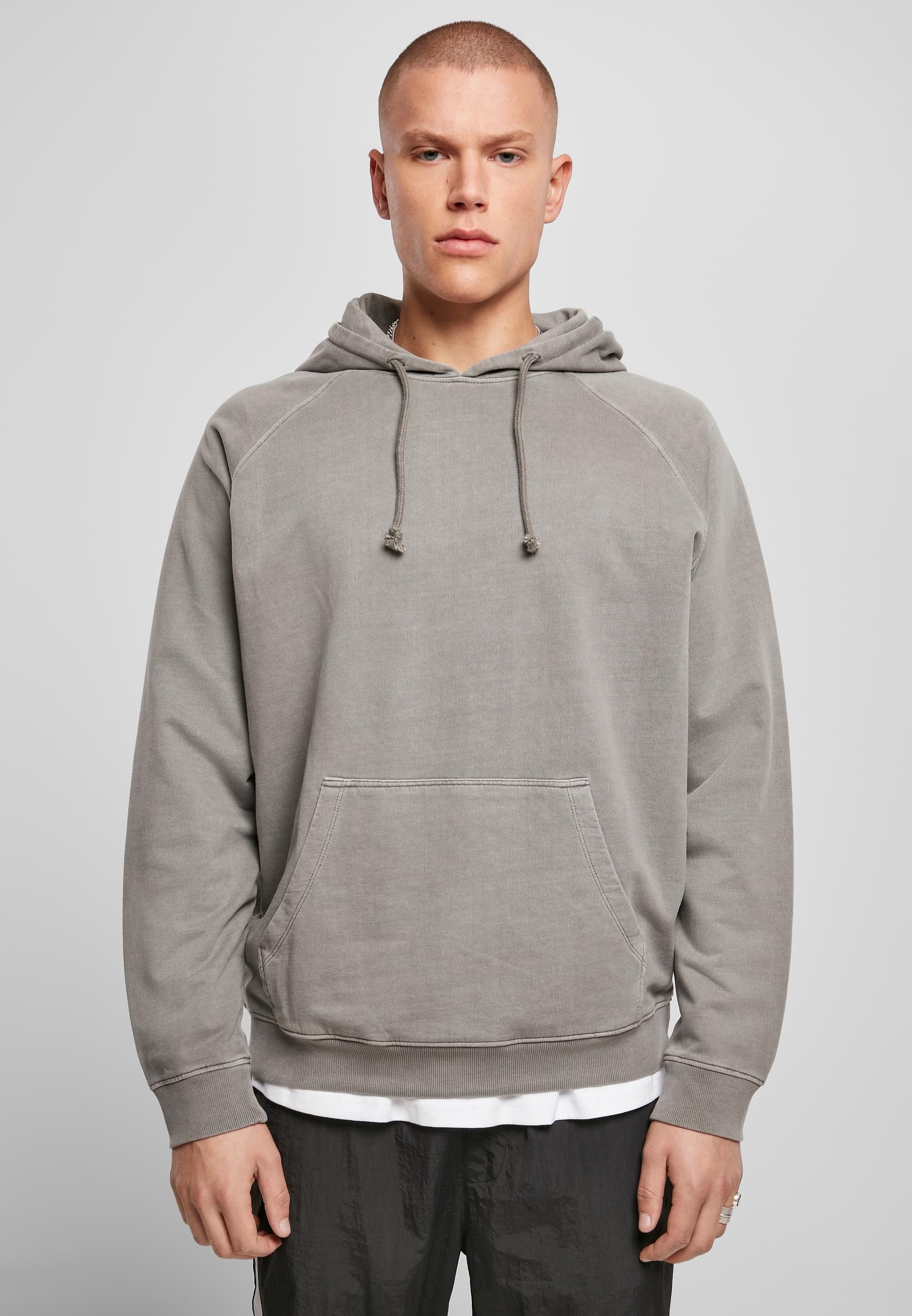 URBAN CLASSICS Sweatshirt »Urban Classics Herren Overdyed Hoody«, (1 tlg.)