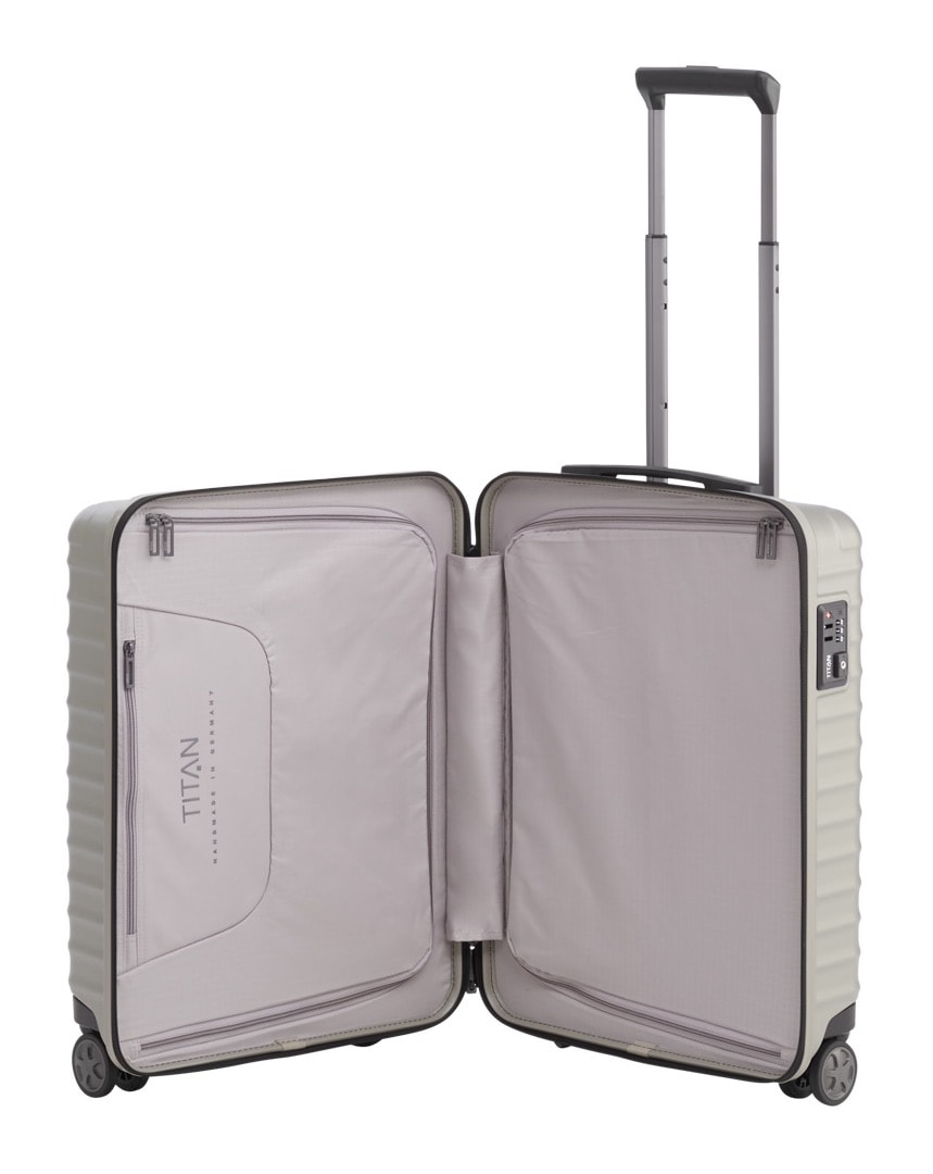 TITAN® Hartschalen-Trolley »LITRON, verschiedene Größen und Farben«, 4 Rollen, Hartschalen-Koffer Made in Germany mit 10 Jahren Herstellergarantie