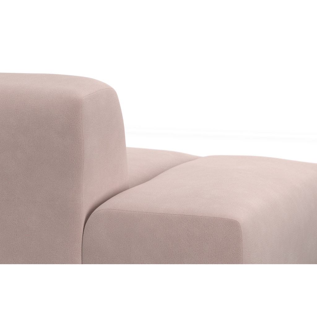 TRENDMANUFAKTUR Ecksofa Braga, aus 2 Teilen, moderner Cord-Stoff