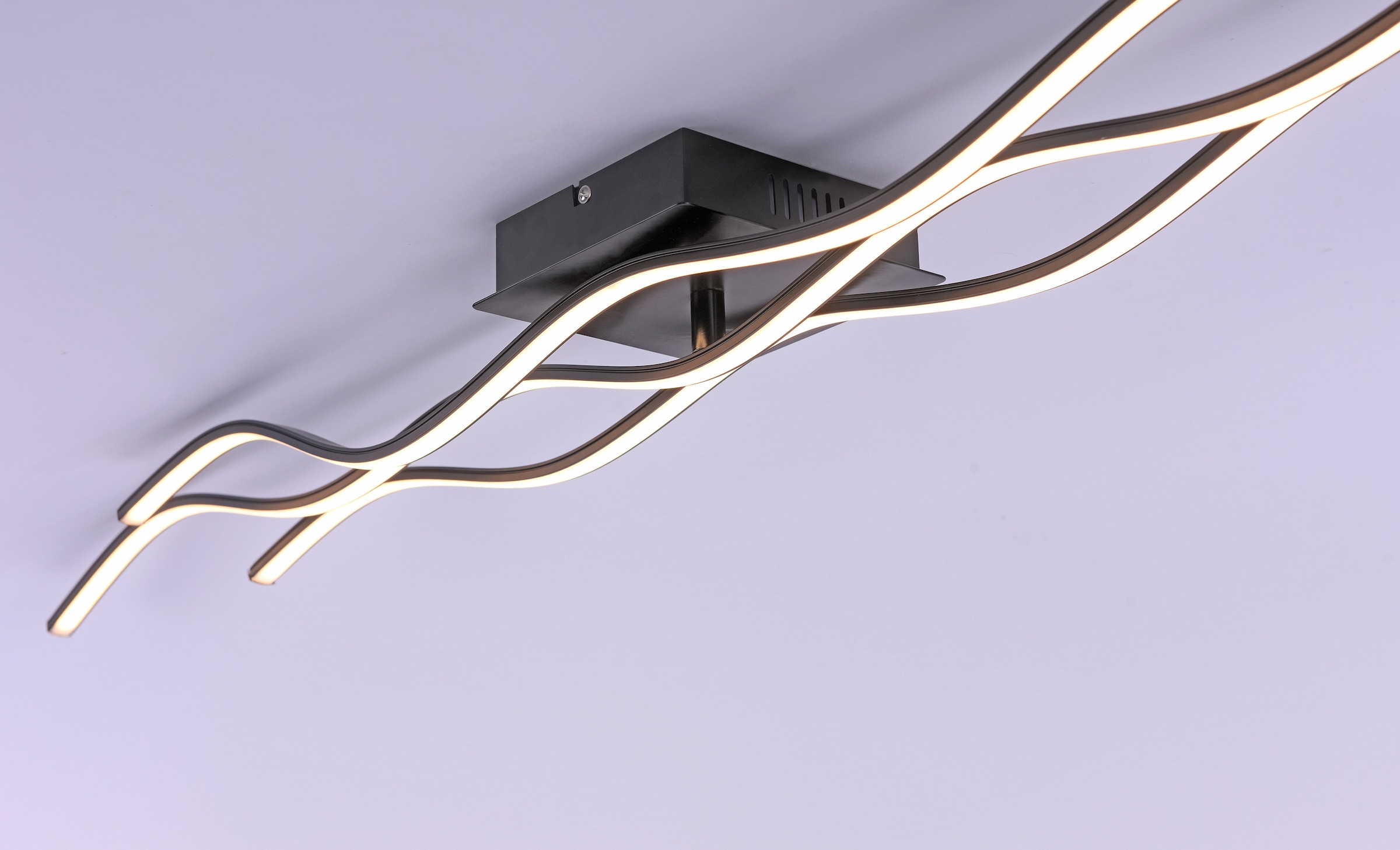 JUST LIGHT Deckenleuchte »WAVE«, 3 flammig, Leuchtmittel LED-Board-LED-Board | LED fest integriert, Deckenlampe