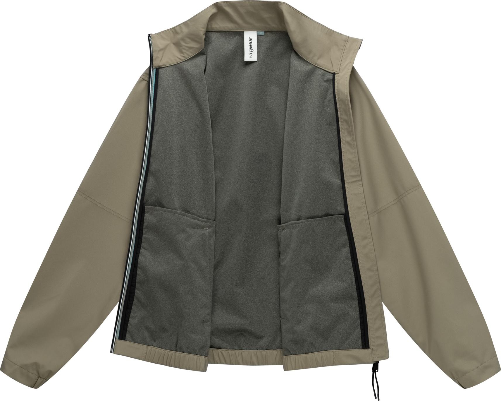 Ragwear Funktionsjacke »Collwie Bonded« ohne Kapuze Wasserdichte Übergangsjacke mit Stehkragen