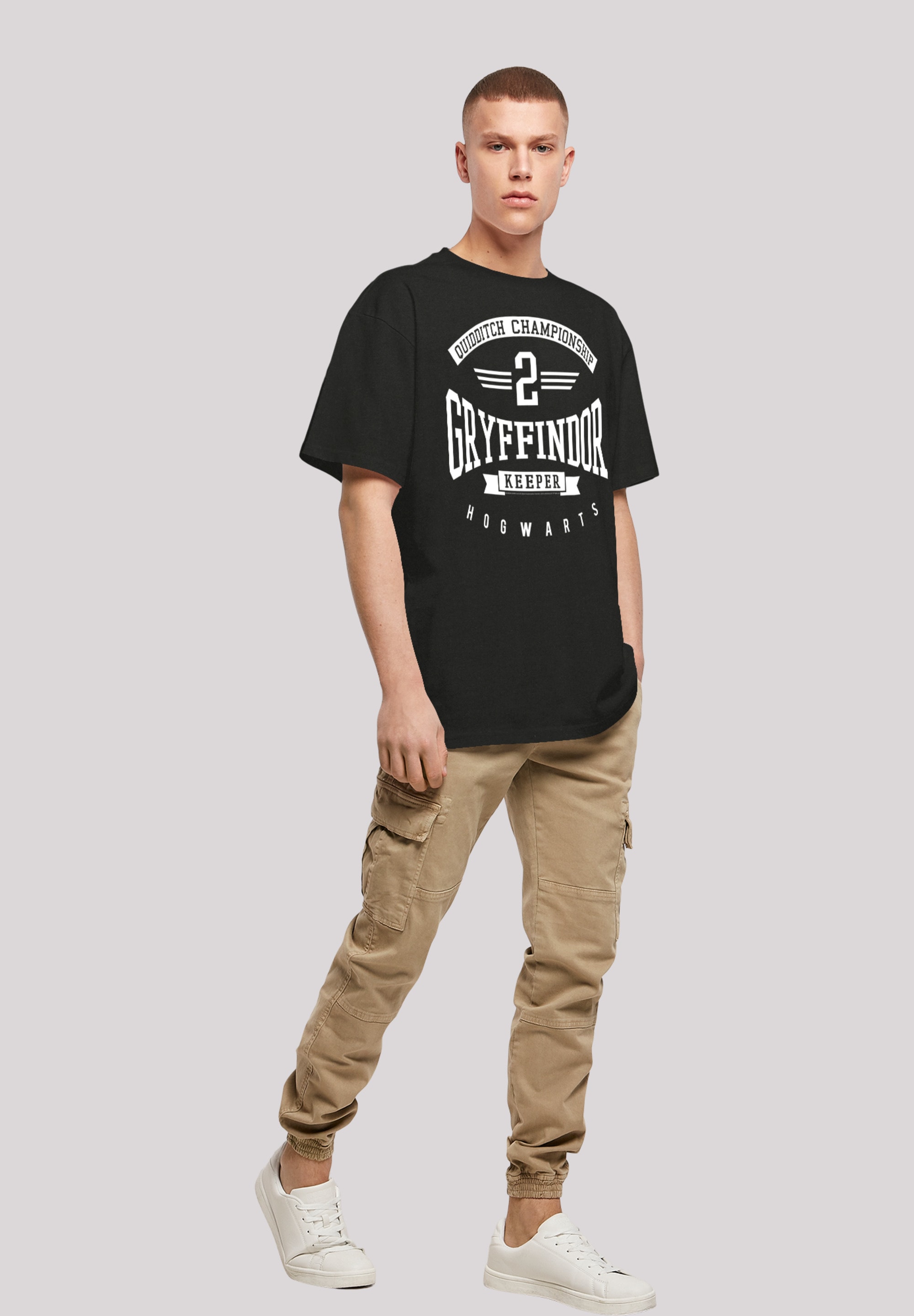 F4NT4STIC T-Shirt »Harry Potterffindor Keeper«, Print