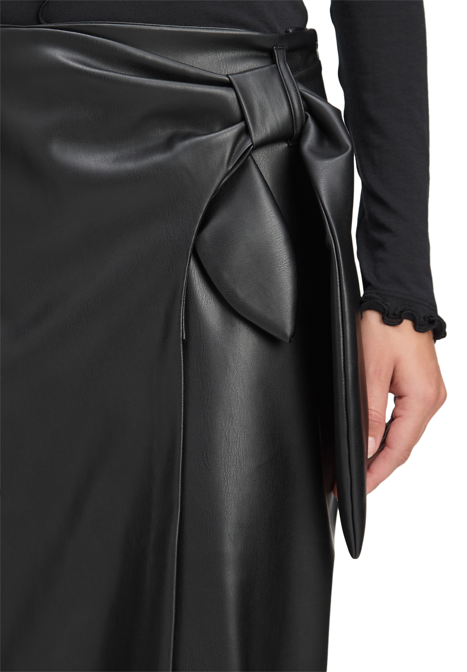 Cartoon Maxirock »Damen Wickelrock unifarben«