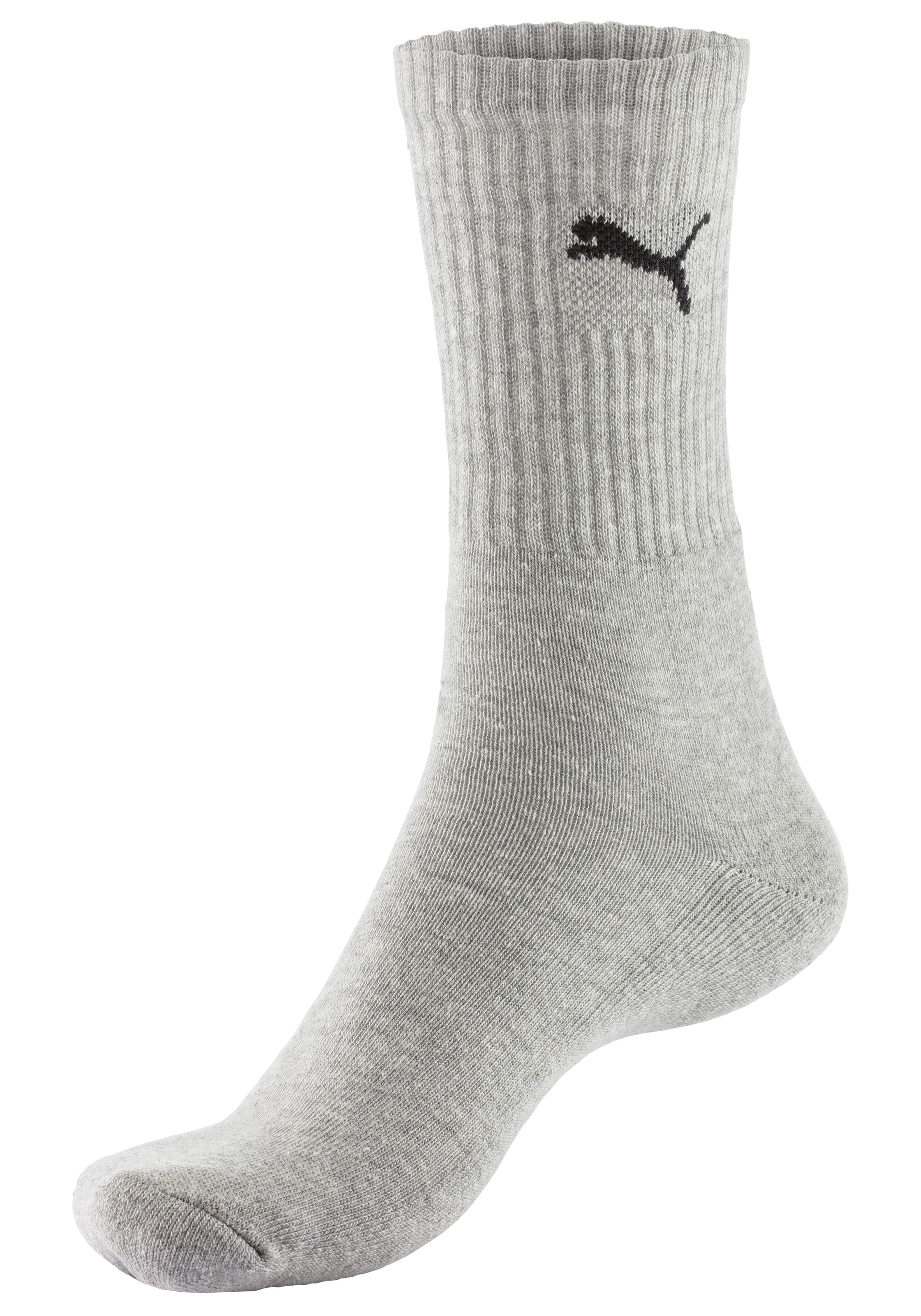 PUMA Sportsocken, (9 Paar), Tennissocken, atmungsaktiv, feuchtigkeitsregulierend
