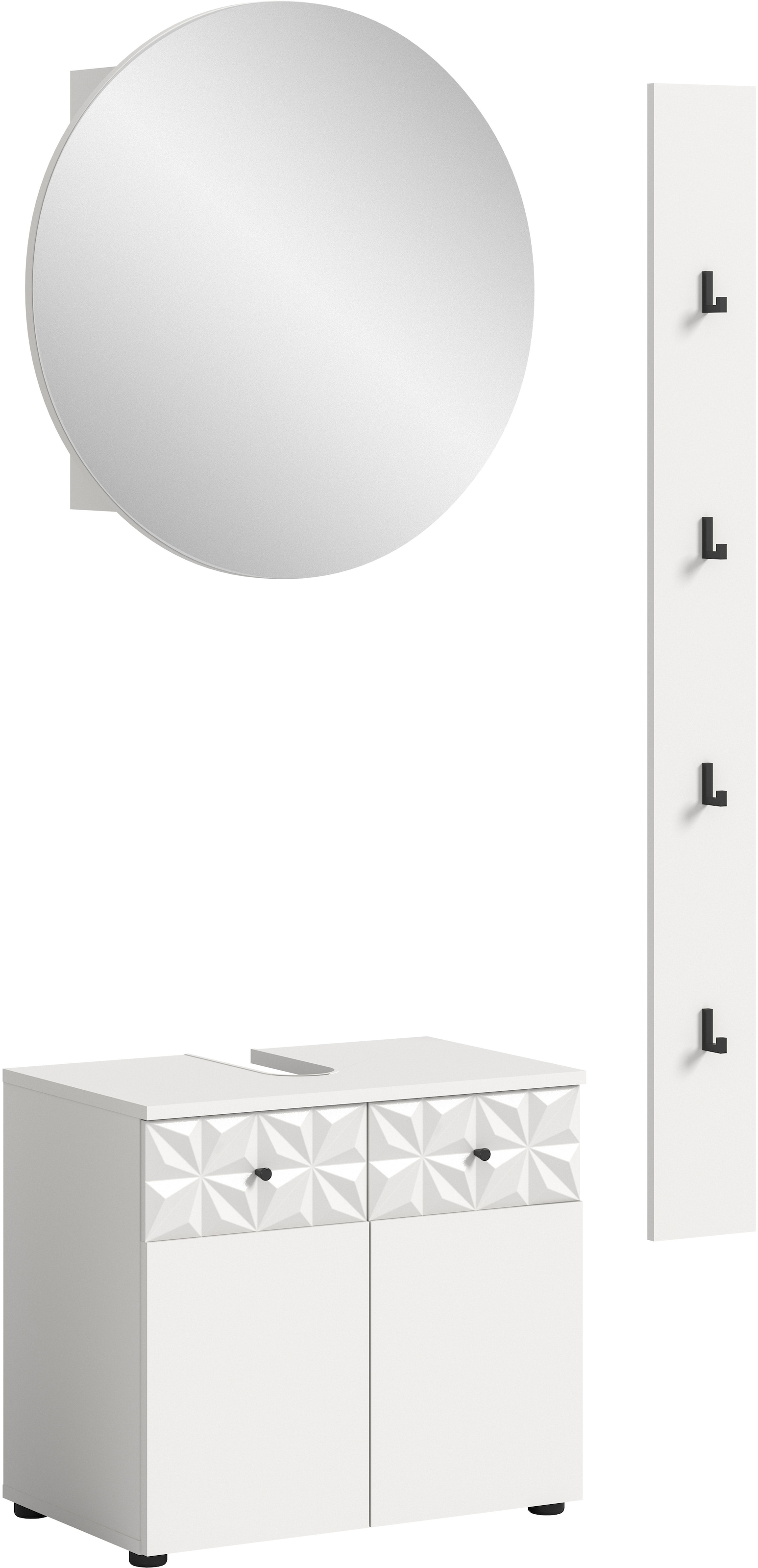 INOSIGN Badezimmer-Set "VICENZA, TOPSELLER, Breite 91cm, 3-teilig, mit Orna günstig online kaufen