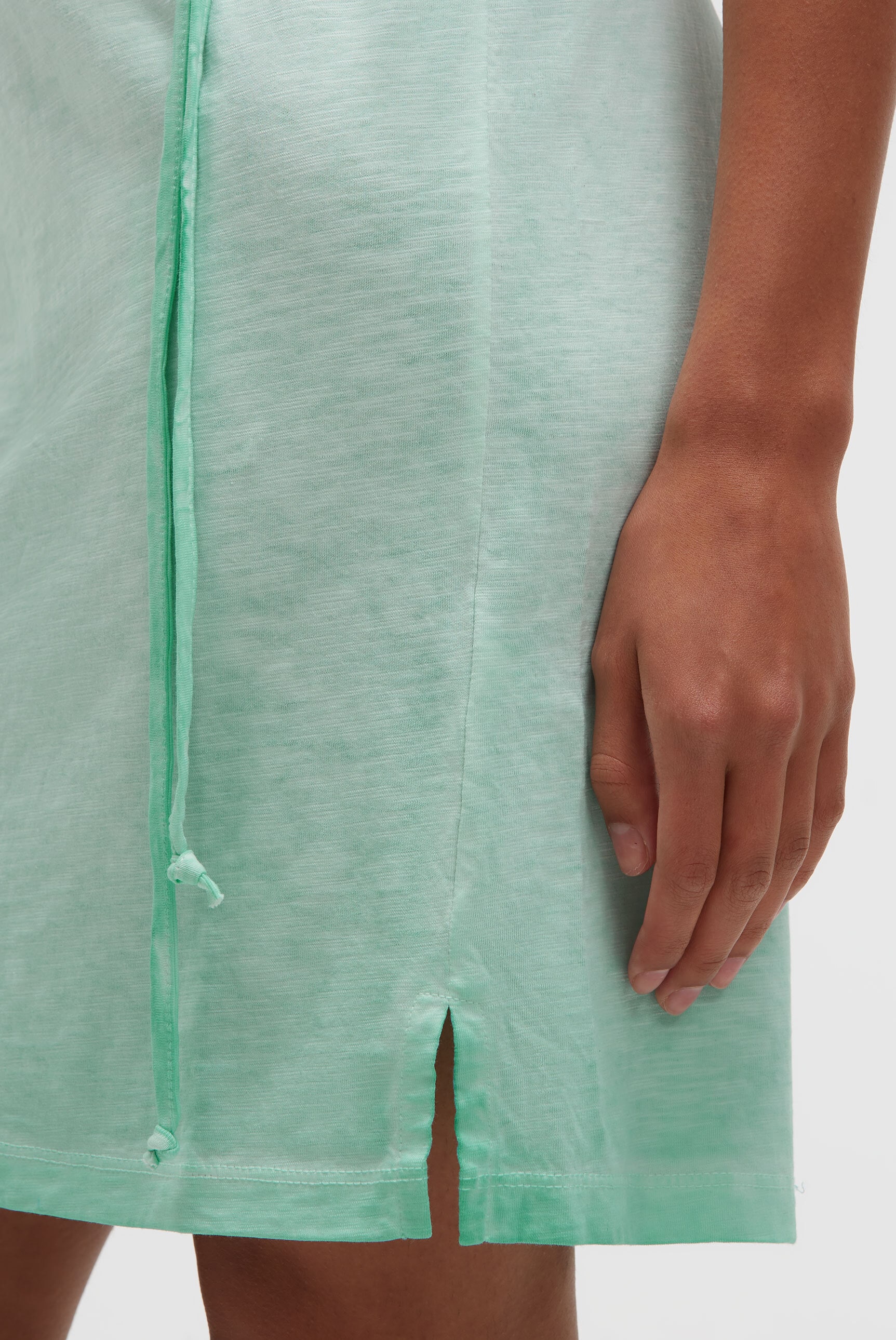 SOCCX Sommerkleid Ohne Taschen mit Bindegürtel