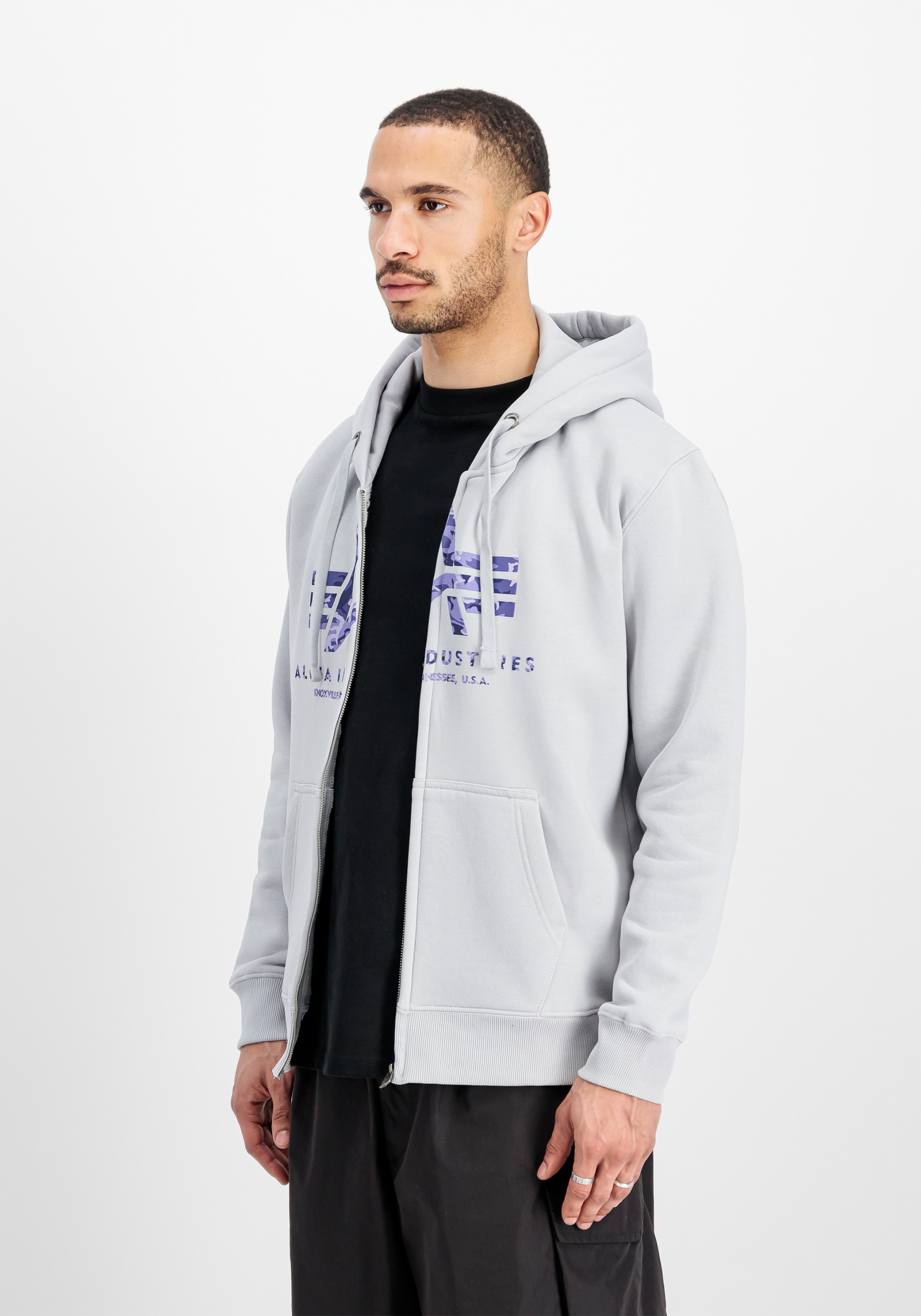 Alpha Industries "Basic Zip Hoodie PP Camo"