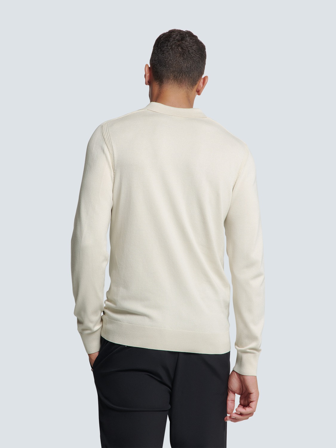 NO EXCESS Rundhalspullover »No Excess Polokragen-Pullover«