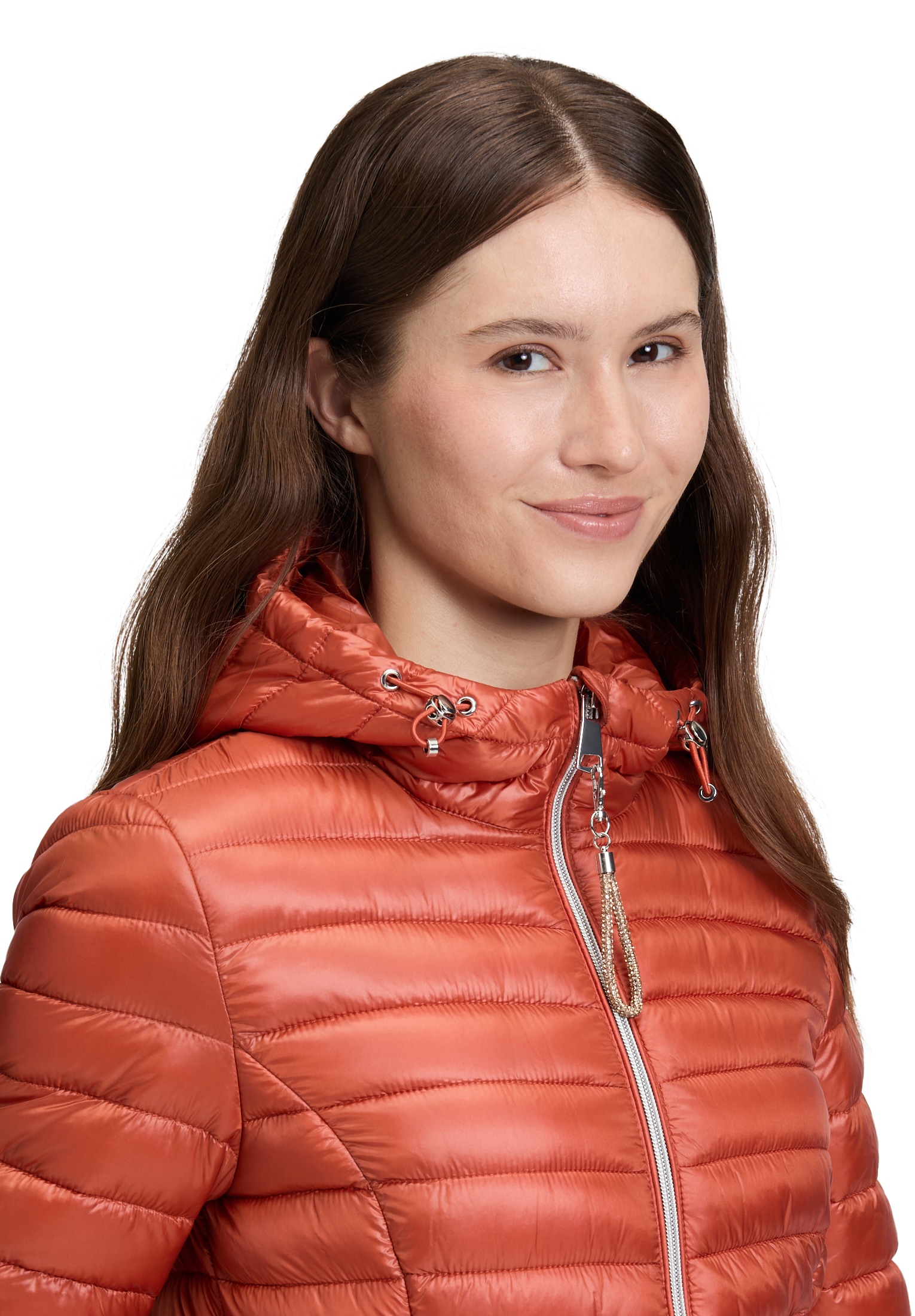 Cartoon Steppjacke »Cartoon Damen Steppjacke mit Reißverschlusstaschen«, mit Kapuze