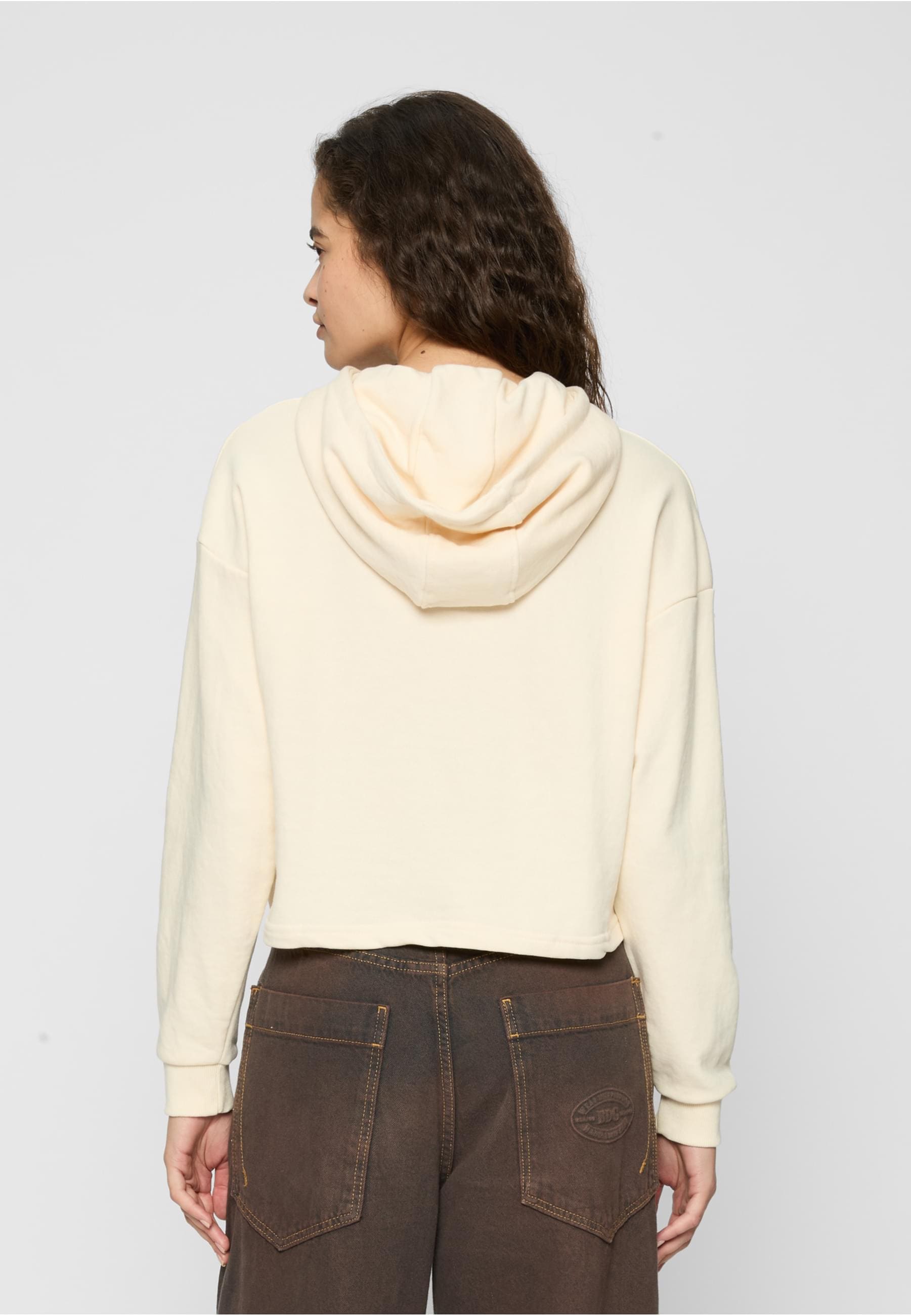 URBAN CLASSICS Kapuzenpullover »Urban Classics Damen Ladies Oversized Cropped Light Terry Hoodie«, (1 tlg.)