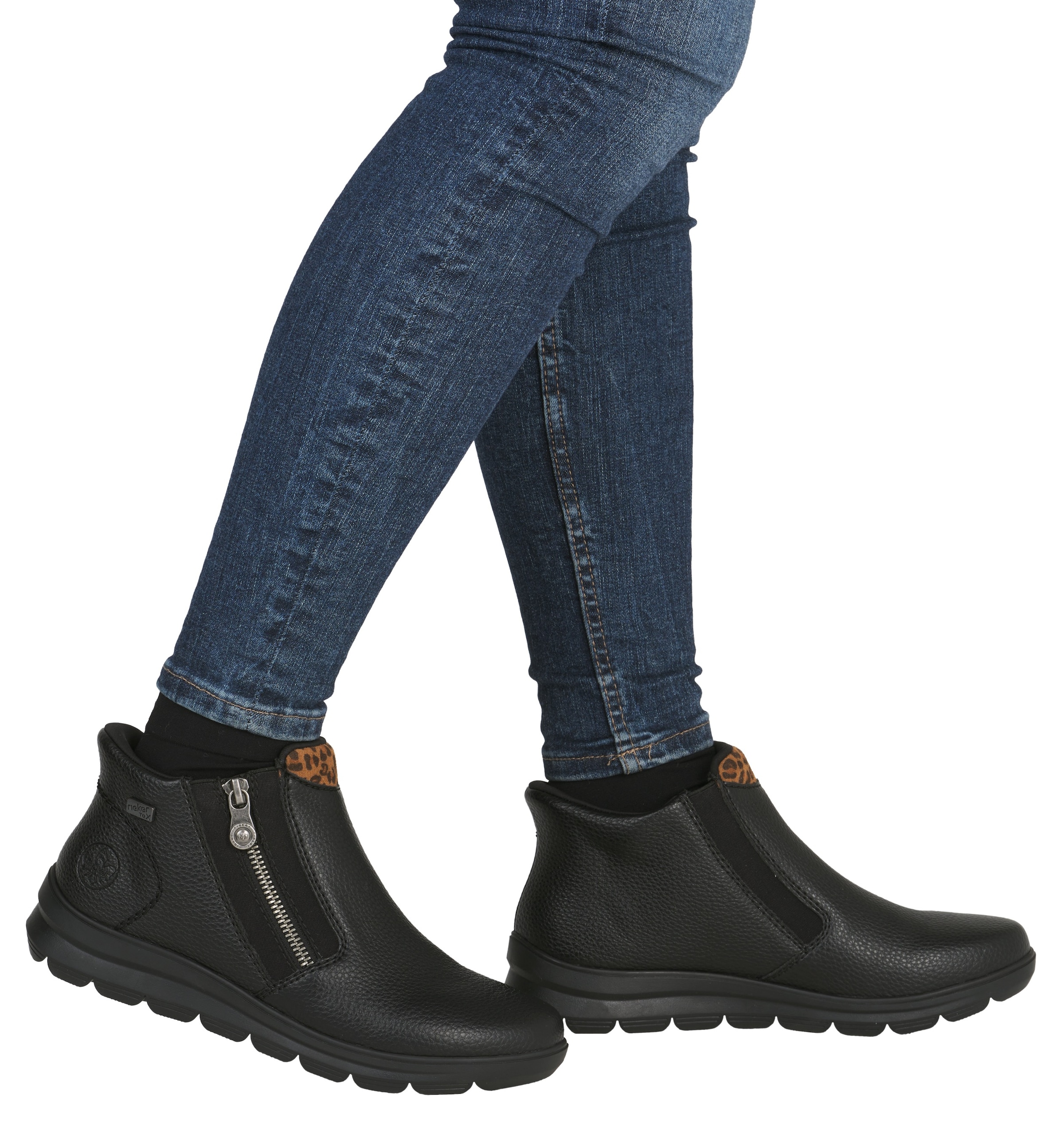 Rieker Winterboots »Ready2GO«, Stiefelette, Casualboots mit seitlichem Reißverschluss und TEX-Membran