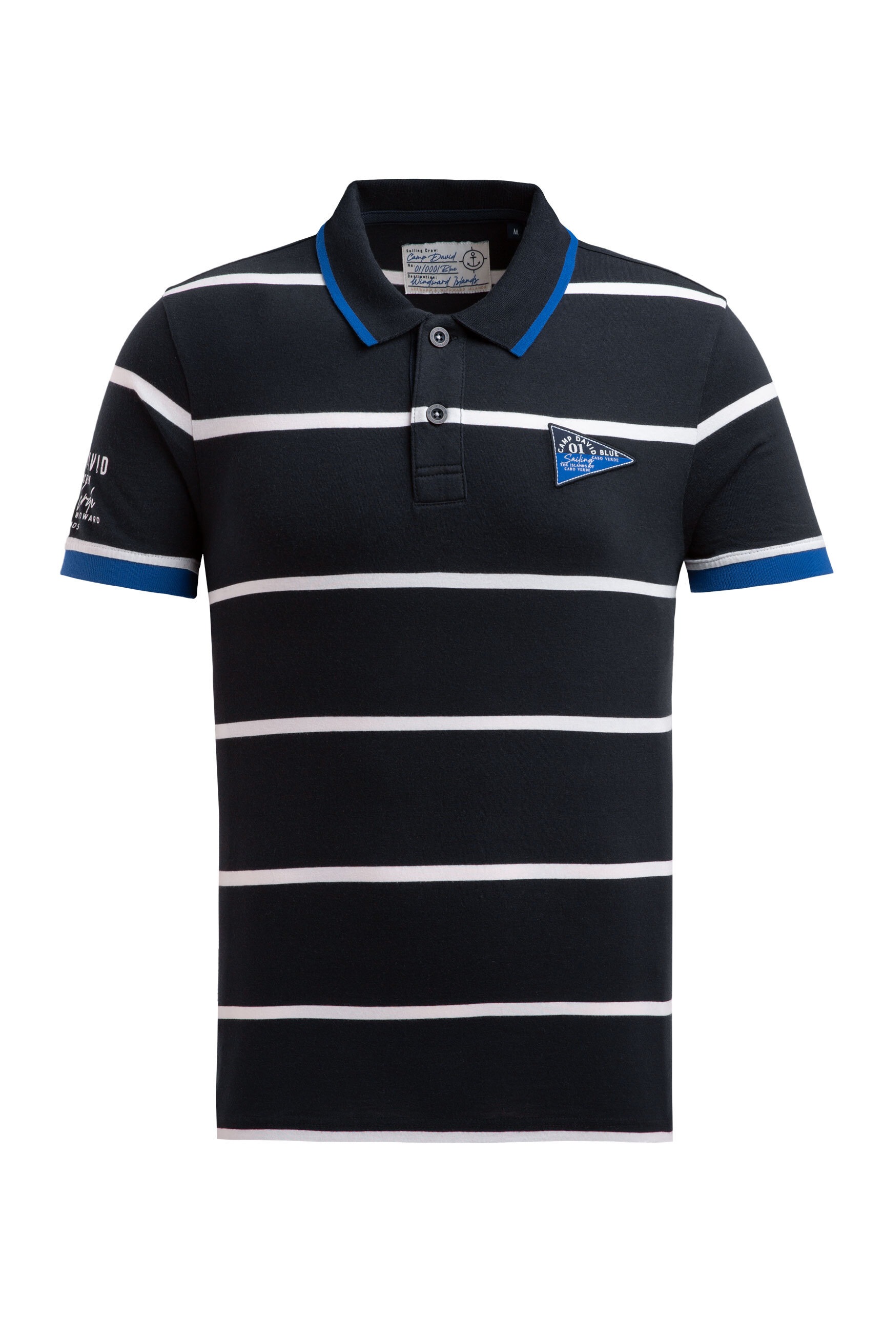 CAMP DAVID Poloshirt aus Baumwolle günstig online kaufen