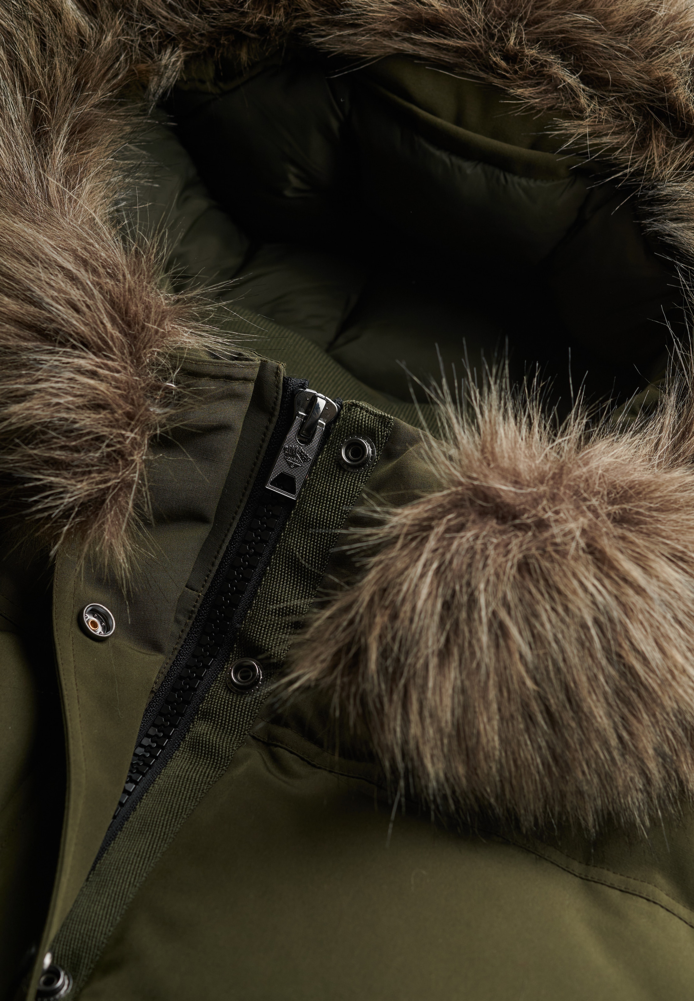 Superdry Steppjacke »EVEREST 5 BAFFLE PUFFER JKT«, mit Kapuze