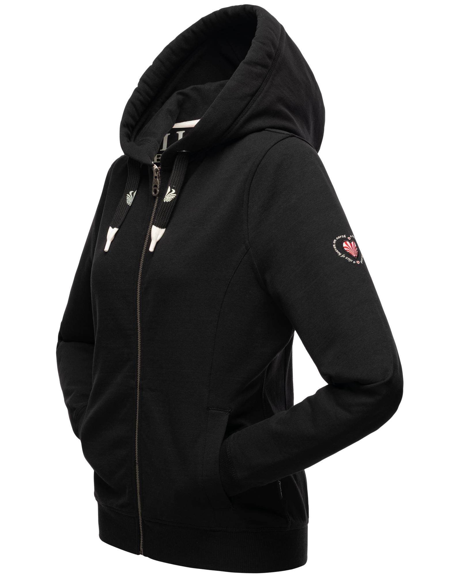 Navahoo Kapuzensweatshirt »Engelshaar«, sportlicher Zip-Hoodie mit ...