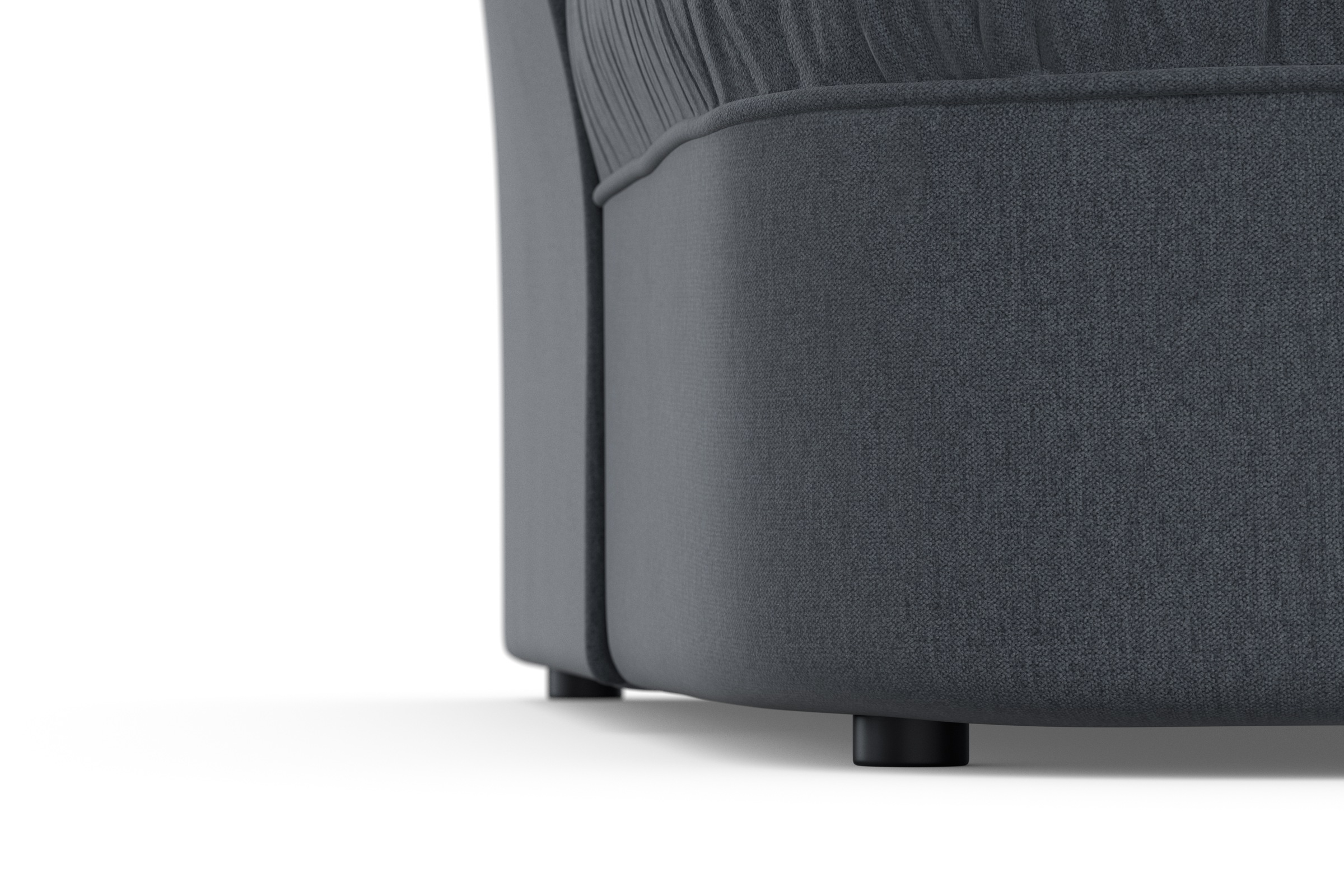 DOMO collection Ecksofa »Pegnitz, elegante Rückensteppung, kompakte Stellmaße 238/141cm, L-Form«, wahlweise mit Bettfunktion