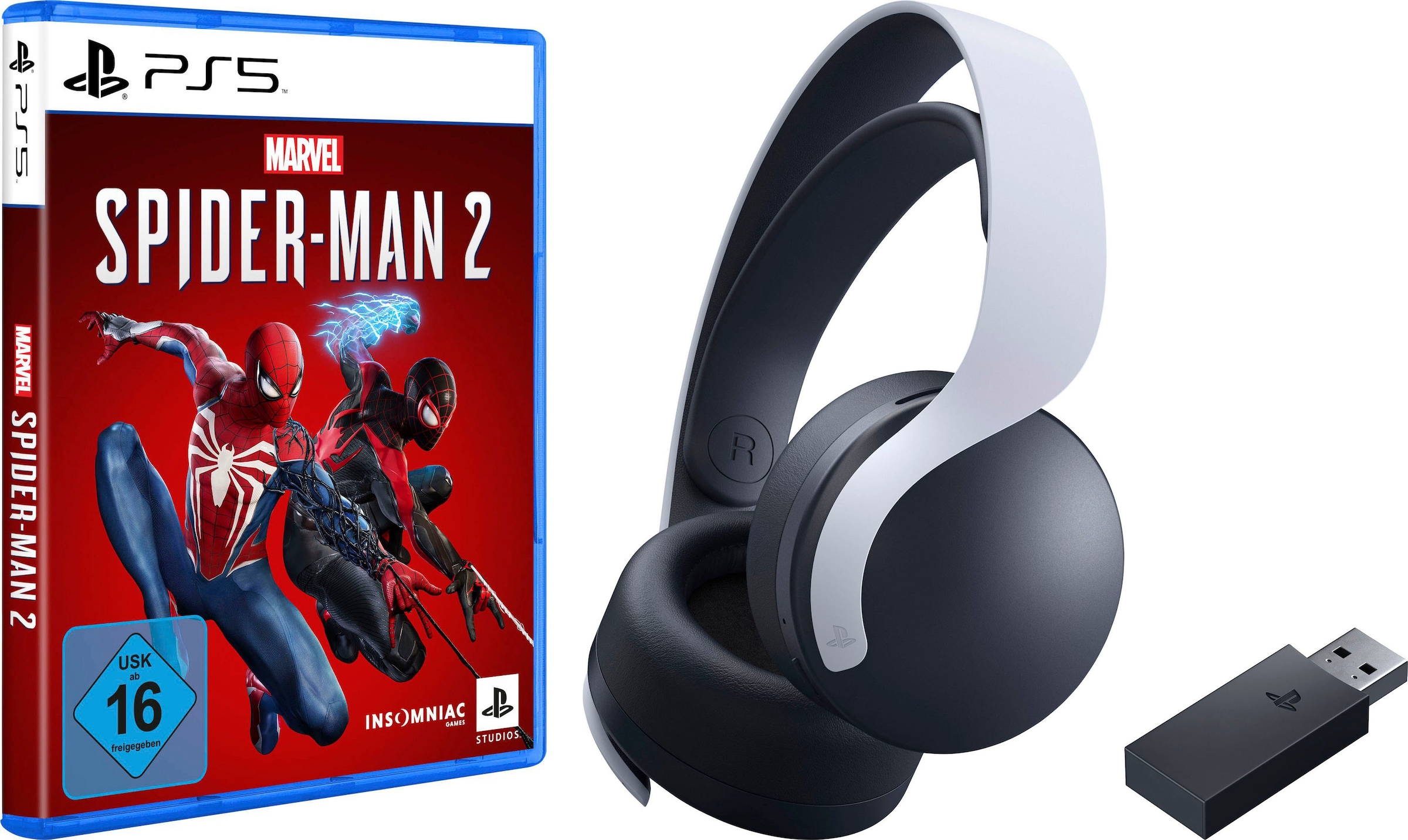 PlayStation 5 Gaming-Headset + PlayStation 3D«, BAUR »Spiderman Rauschunterdrückung 5 PULSE | 2