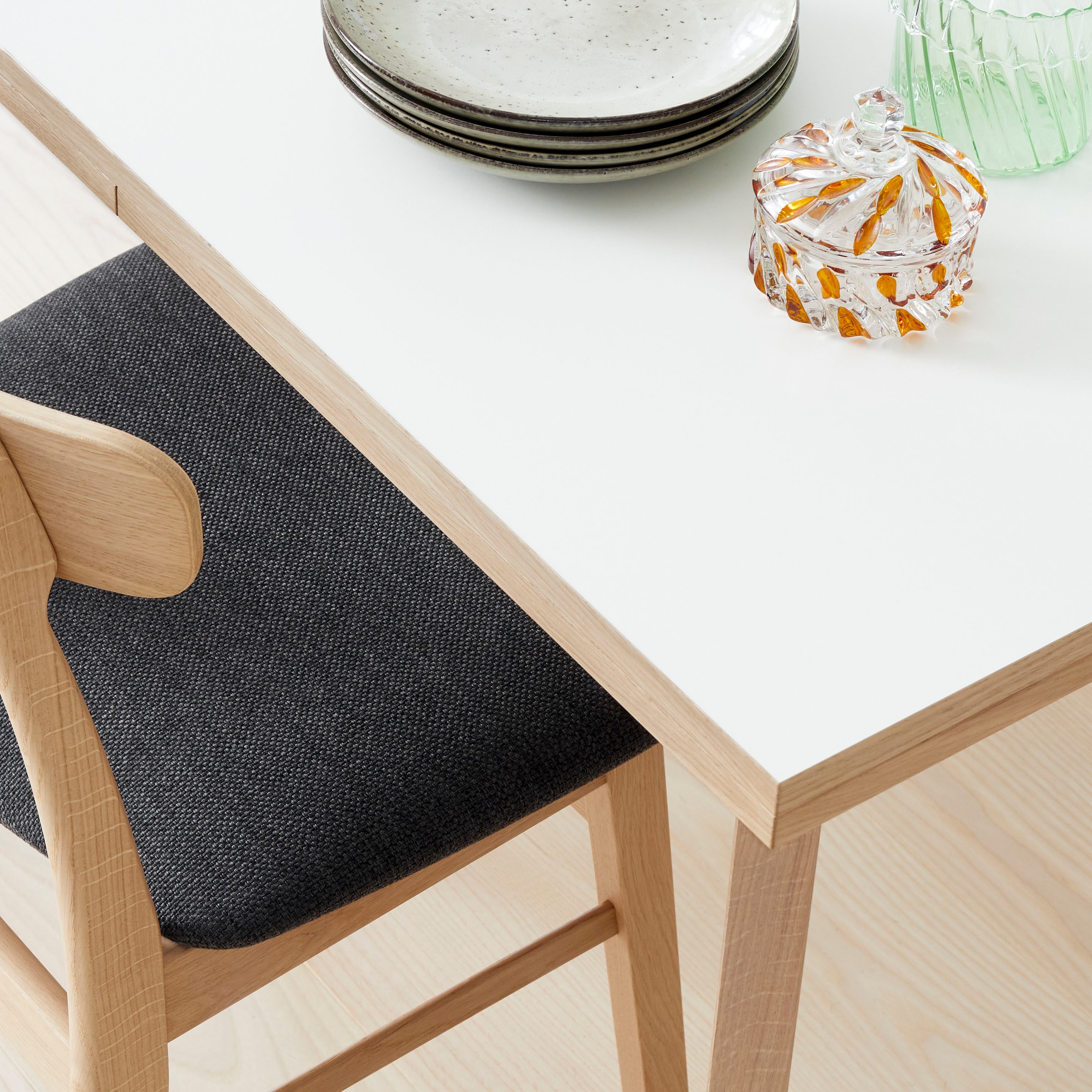 Hammel Furniture | aus Tischplatte aus by »Basic kaufen Esstisch BAUR Single«, cm, 90(164)x90 Massivholz Melamin, Hammel Gestell