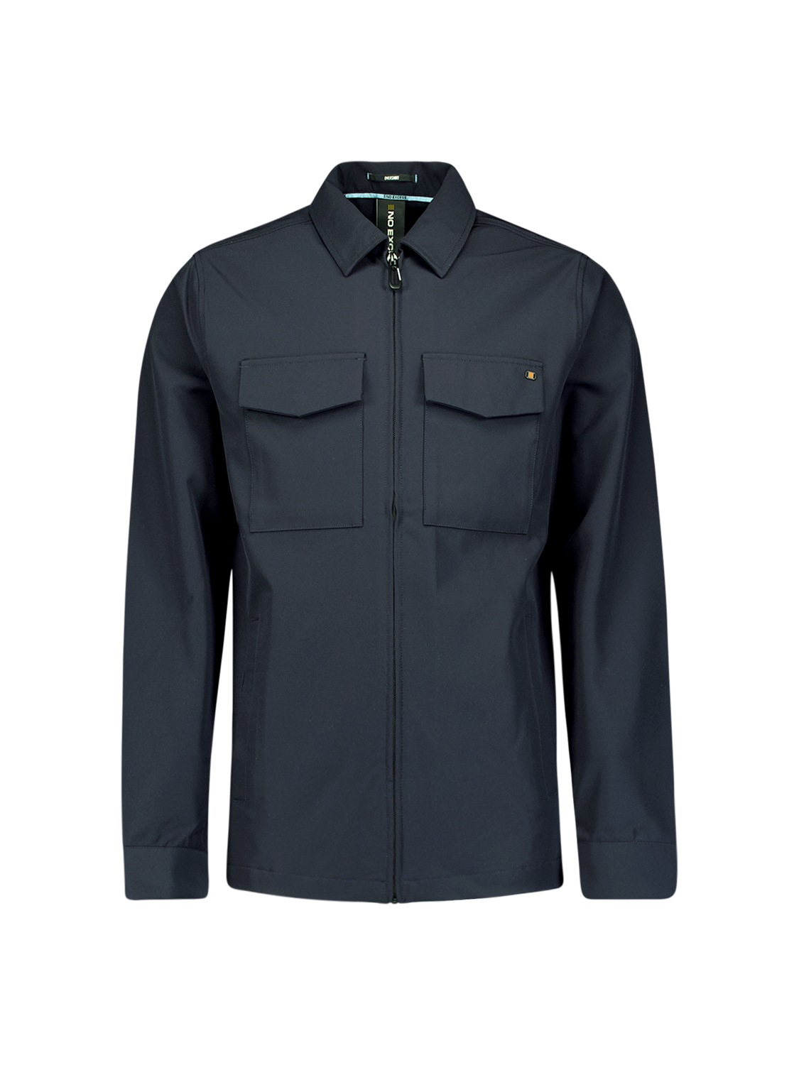 NO EXCESS Langarmhemd »No Excess Sedoc-Reise-Overshirt«