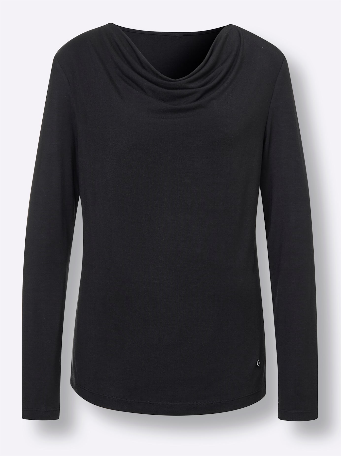 CREATION L PREMIUM Wasserfallshirt »Modal-Shirt«, (1 tlg.)